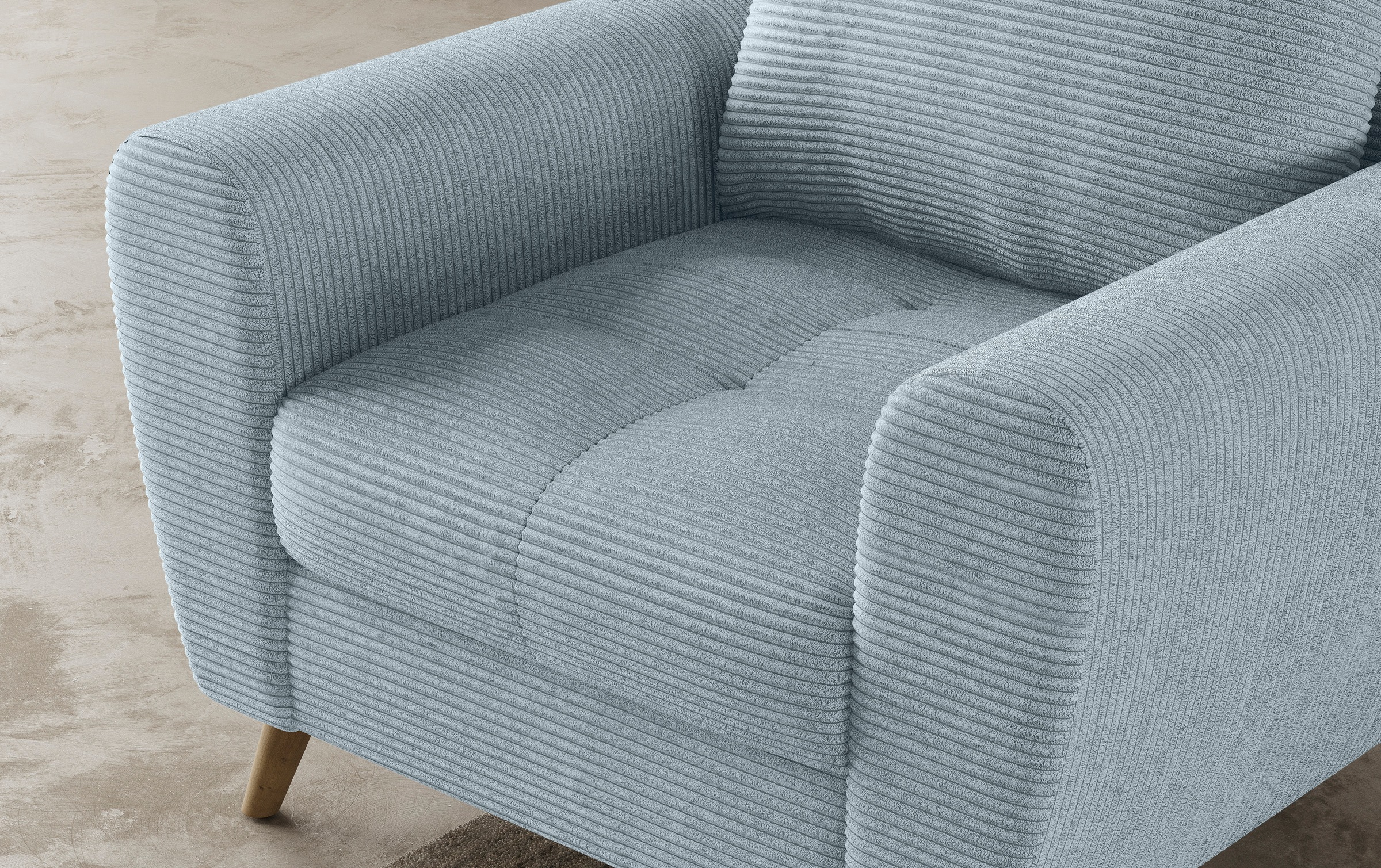 Mr. Couch Sessel »Blackburn II«, Passend zu der Garnitur, mit Kaltschaumpolsterung bis 140 kg belastbar