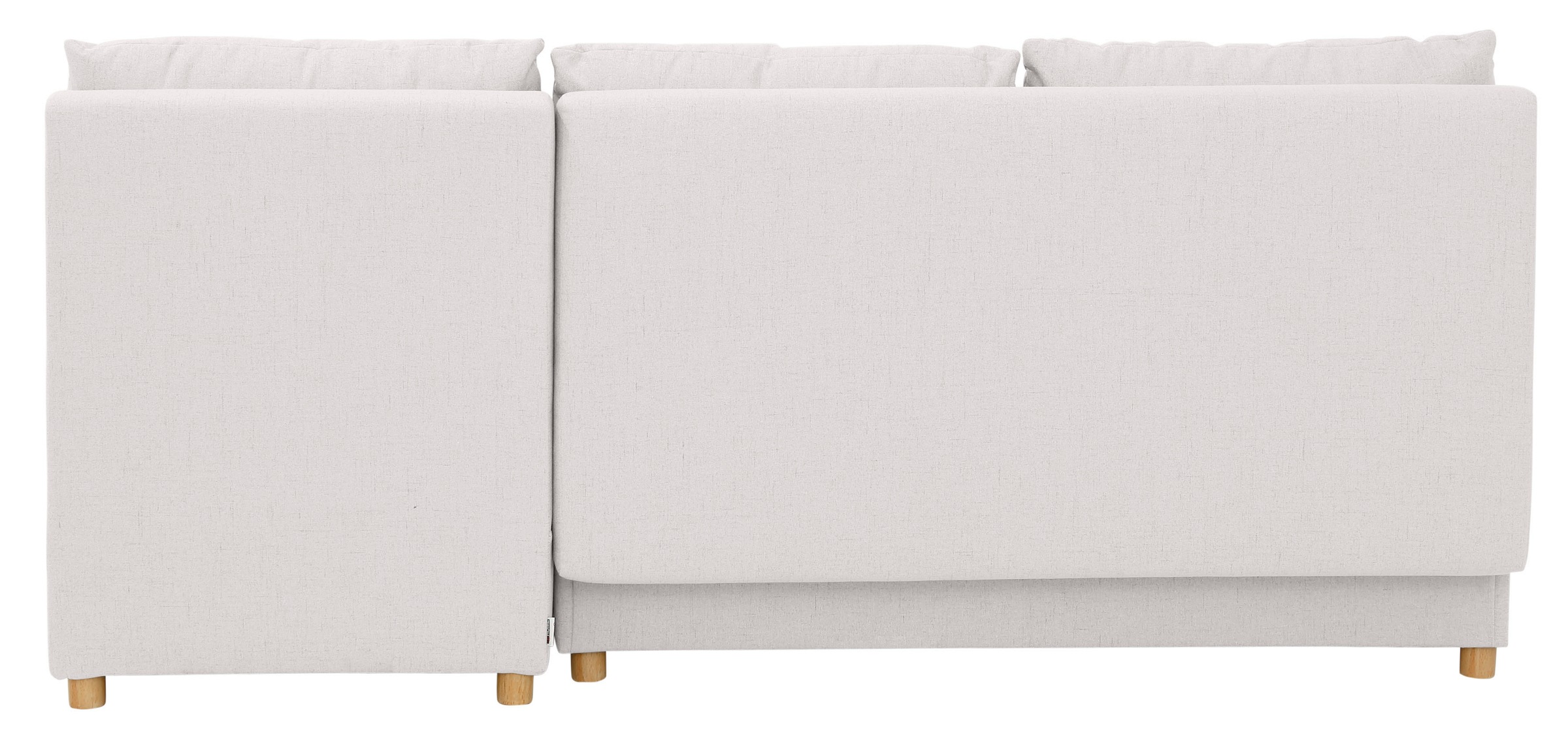 INOSIGN Ecksofa »Mick L-Form«, Longchair links/rechts montierbar, wahlweise mit Bettfunktion