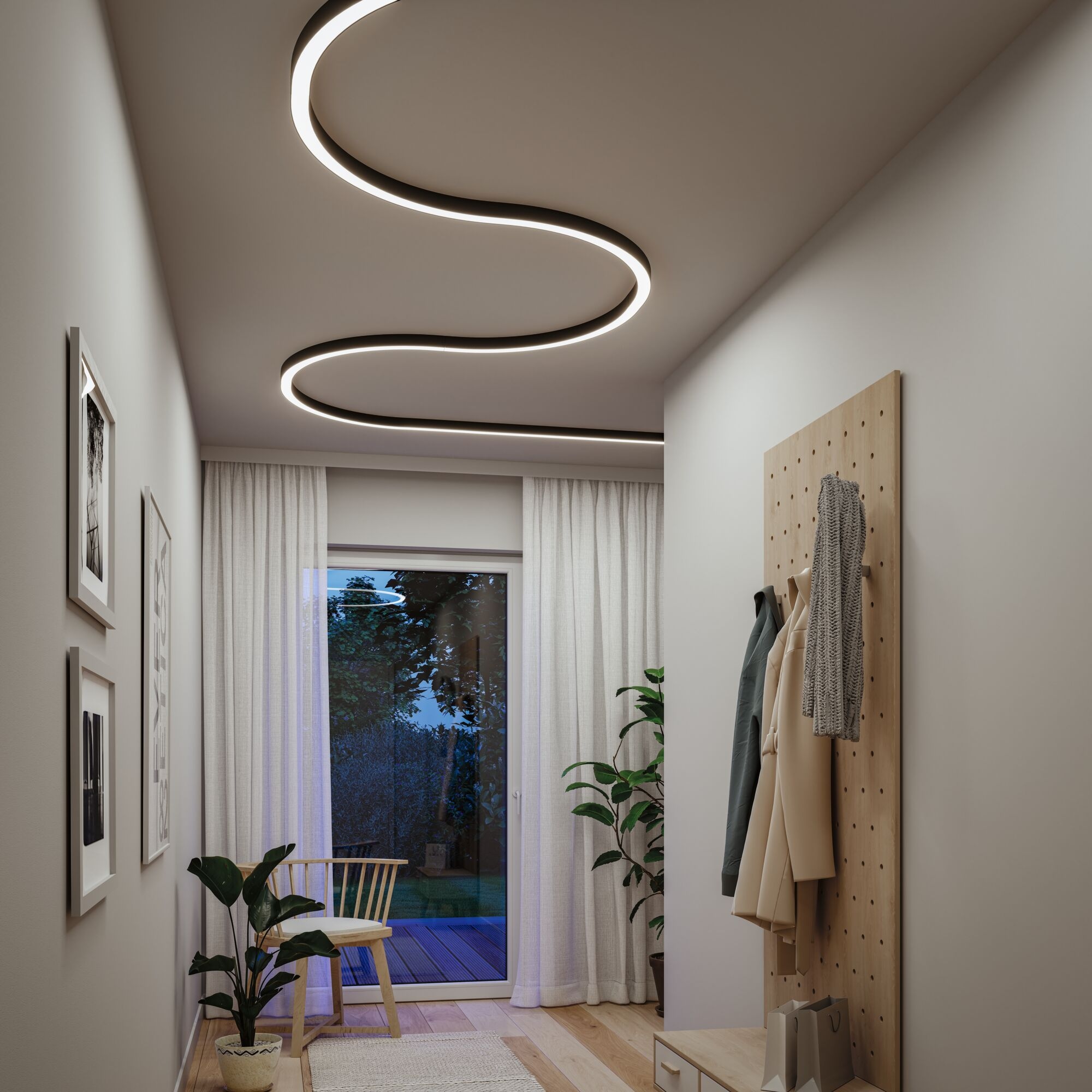 Paulmann Schienensystem-Leuchten »Linion Lichtkanal 90 ° 2x750lm 3000K«