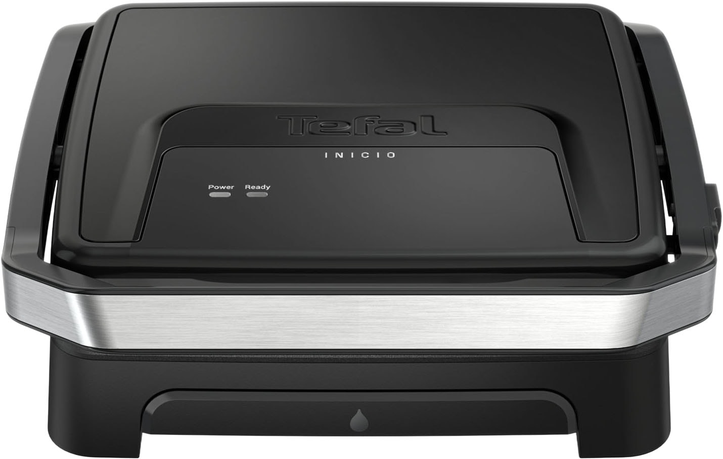 Tefal Kontaktgrill »Inicio Classic, 2-in-1 Panini/Grill, antihaftbeschichtete Platten«, 2000 W, Platzsparende Aufbewahrung, spülmaschinenfeste Saftschale, GC2718