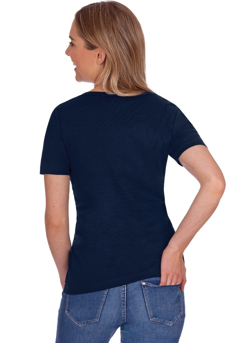 Trigema V-Shirt aus Baumwolle/Elastan jetzt im %Sale