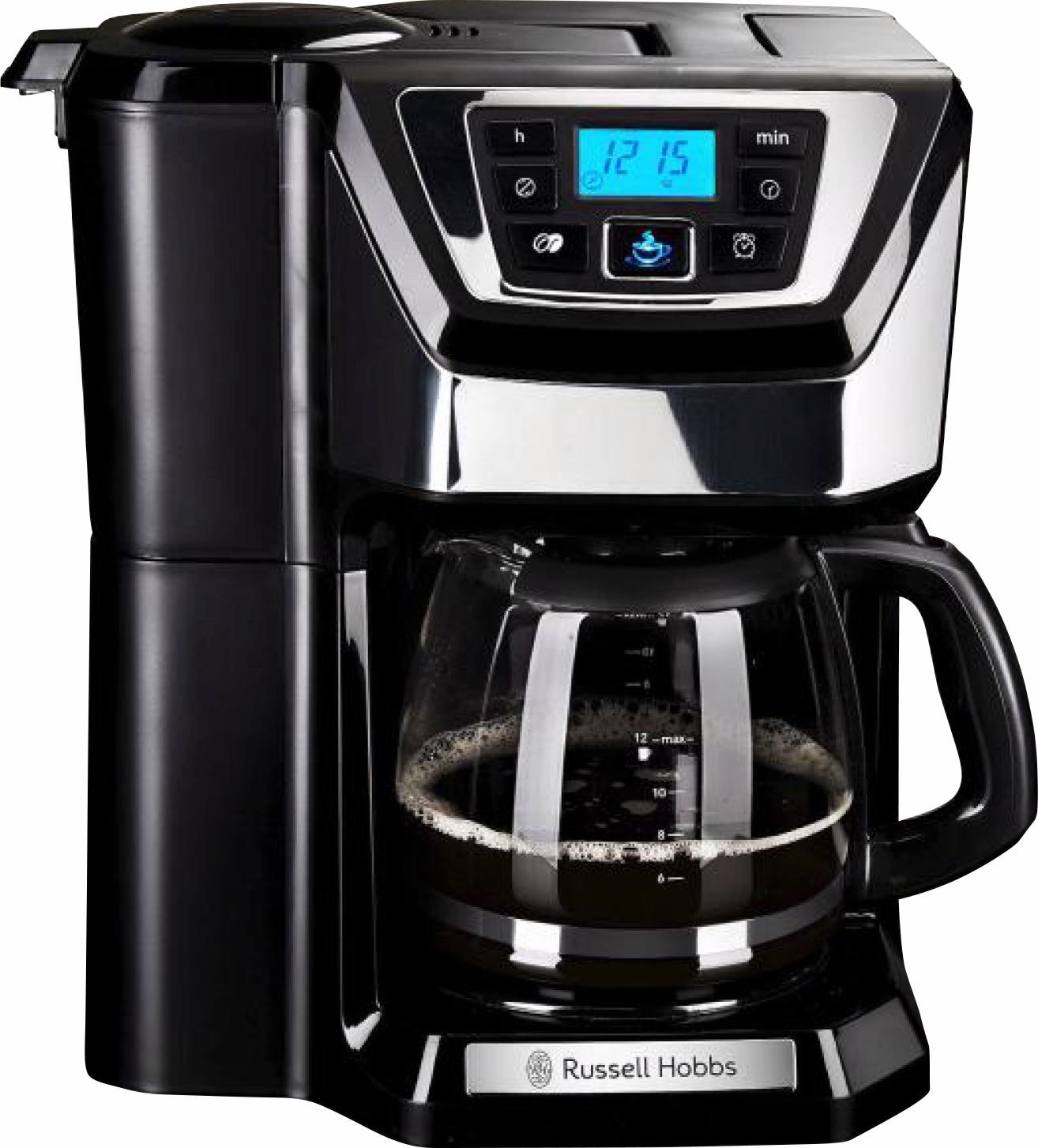 RUSSELL HOBBS Kaffeemaschine mit Mahlwerk »Victory Grind & Brew 22000-56«, 1,5 l Kaffeekanne, Permanentfilter, Digital