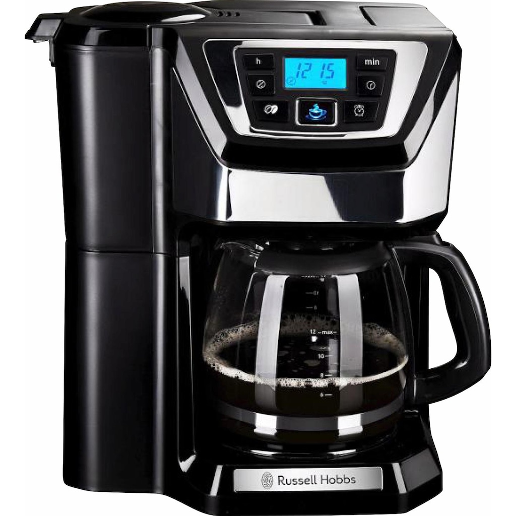 RUSSELL HOBBS Kaffeemaschine mit Mahlwerk »Victory Grind & Brew 22000-56«, 1,5 l Kaffeekanne, Permanentfilter