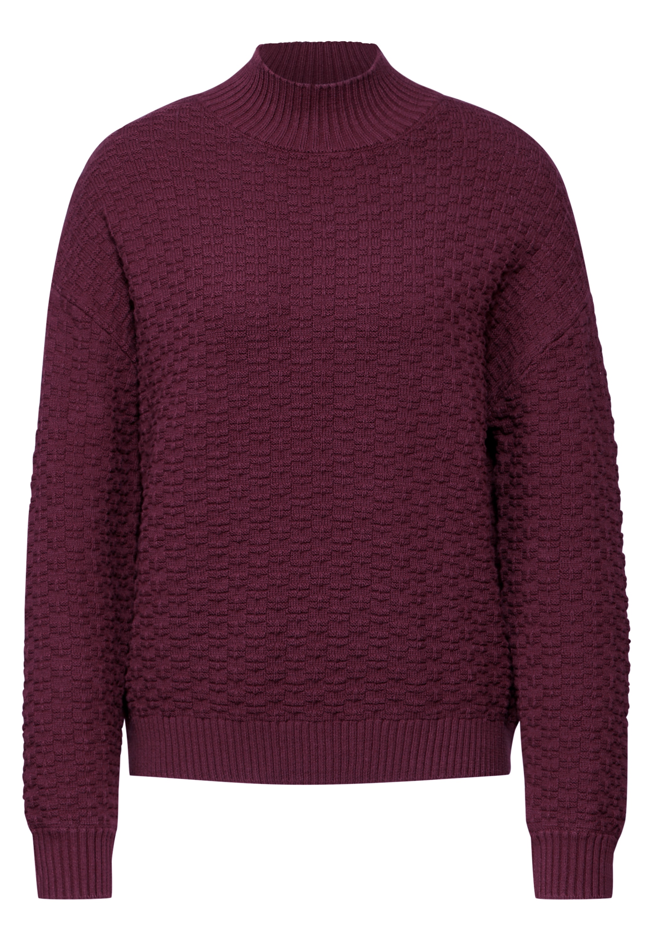 STREET ONE Rollkragenpullover, mit Struktur