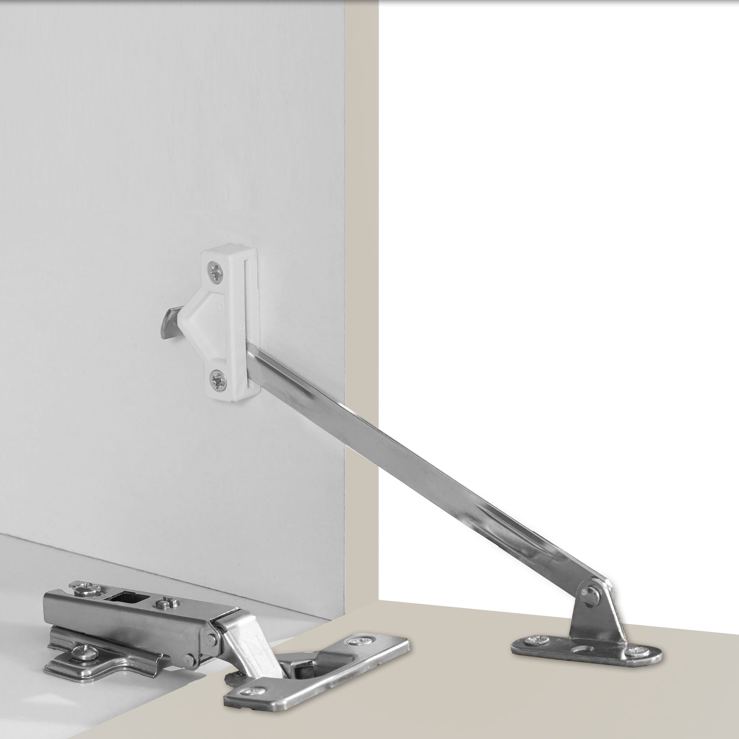 INOSIGN Lowboard »REAL TV-Möbel, 240 cm breit, 40/60 cm hoch, Hochglanz oder matt« mit 2 abgerundeten Türen, 1 Klappe, die ein ovales offenes Fach bilden