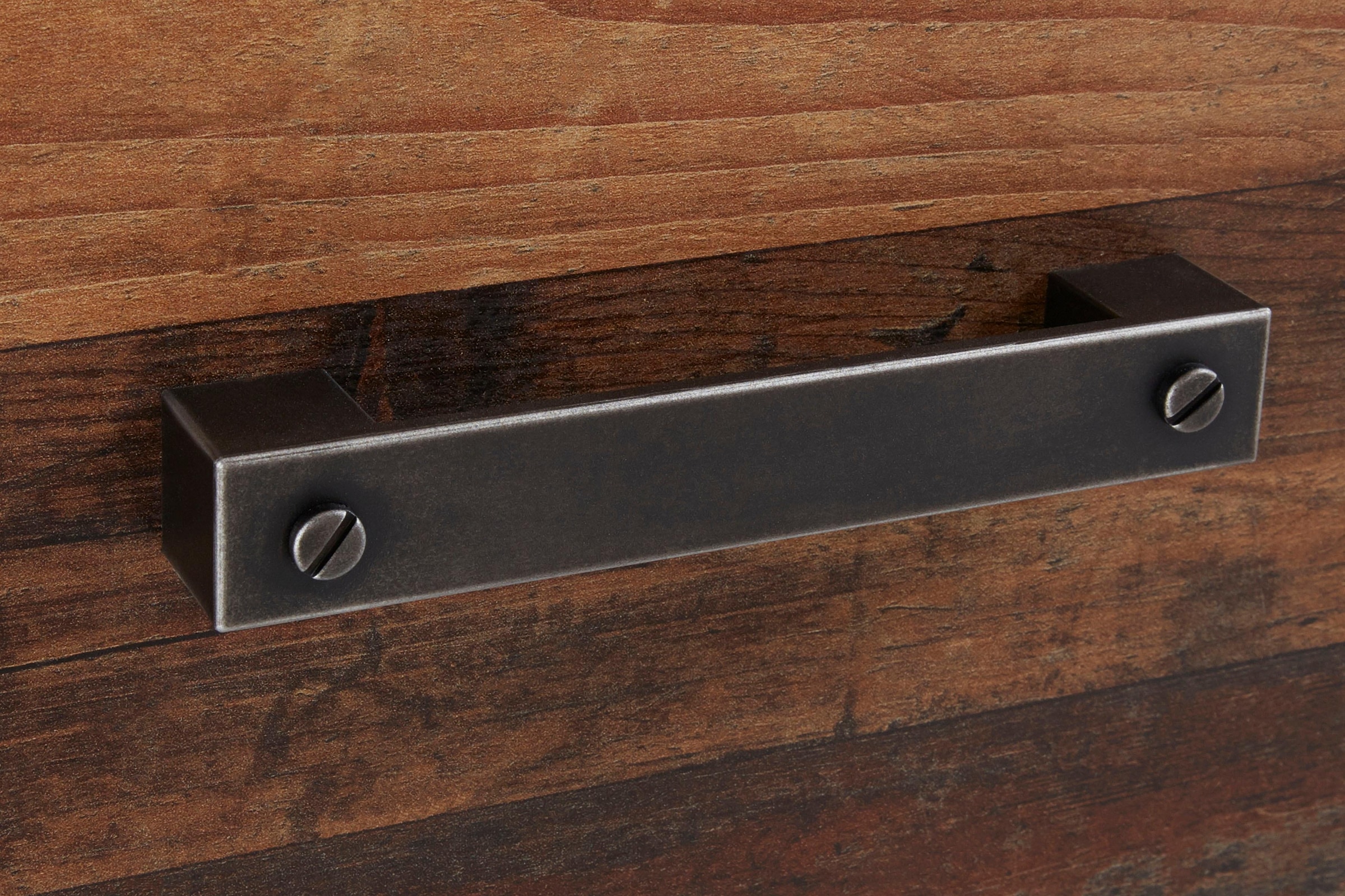 FORTE Bett »Clif, Jugendbett, Belastbarkeit 120 KG, Schubkasten optional«, (Liegefläche 140cmx200cm), Industrial Design