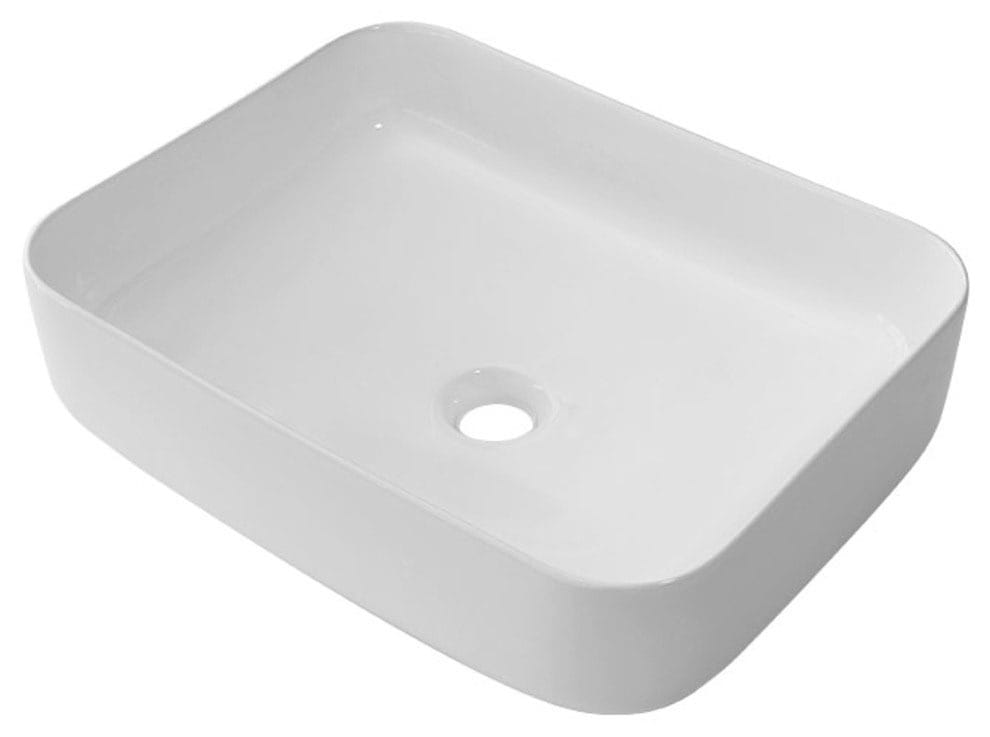 welltime Aufsatzwaschbecken »Vicenza«, Rechteckig, Breite 58 cm, Tiefe 46 cm, Becken, Waschbecken