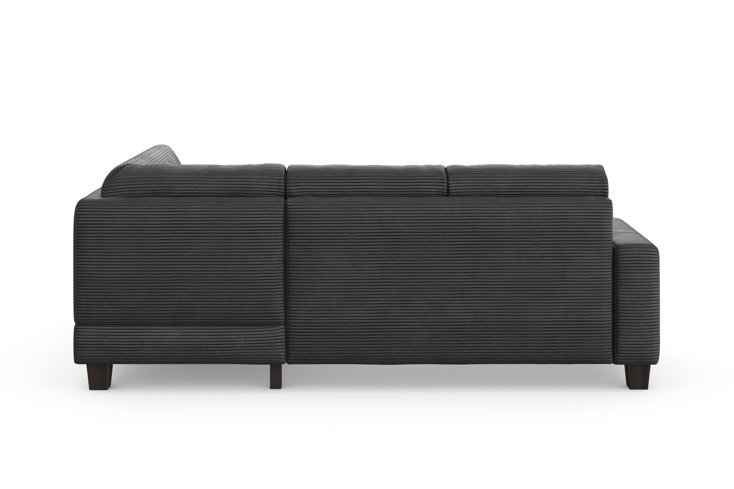 Home affaire Ecksofa »Summer L-Form«, mit Ottomane, mit oder ohne Bettfunktion und Bettkasten, Cord-Bezug