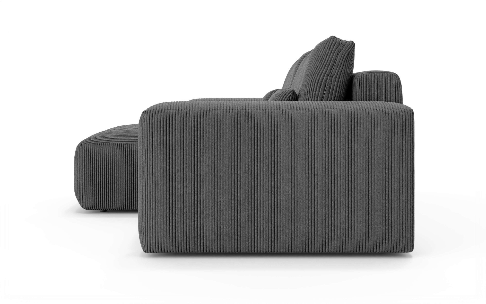 OTTO home Ecksofa »MATTS Schlafsofa mit Bettkasten, Maße B/T/H: 265/159/89 cm«, L-Form mit Recamiere rechts oder links, hoher Sitzkomfort