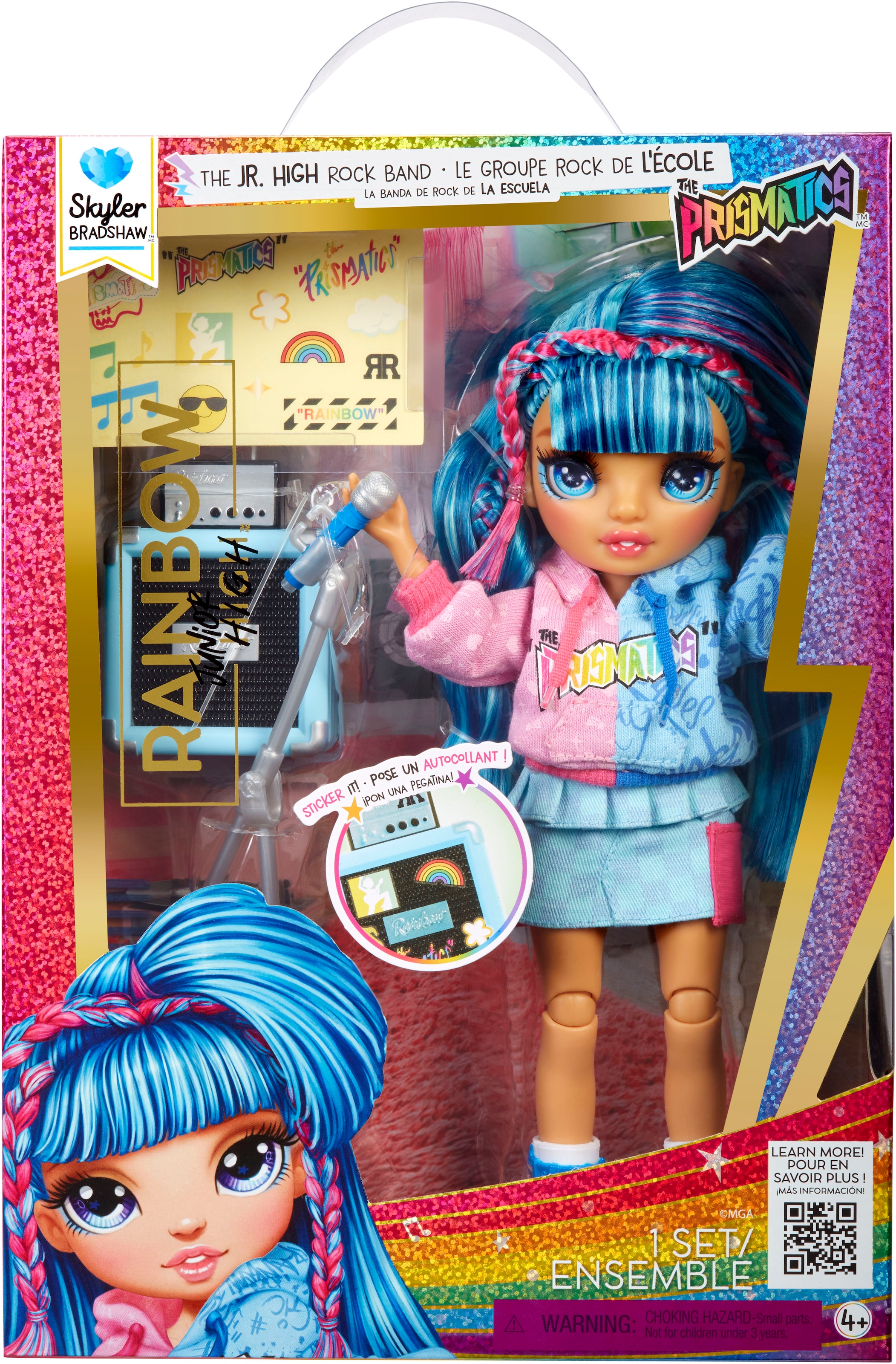 RAINBOW HIGH Anziehpuppe »Jr High Rockband Fashion Dolls - Skyler«