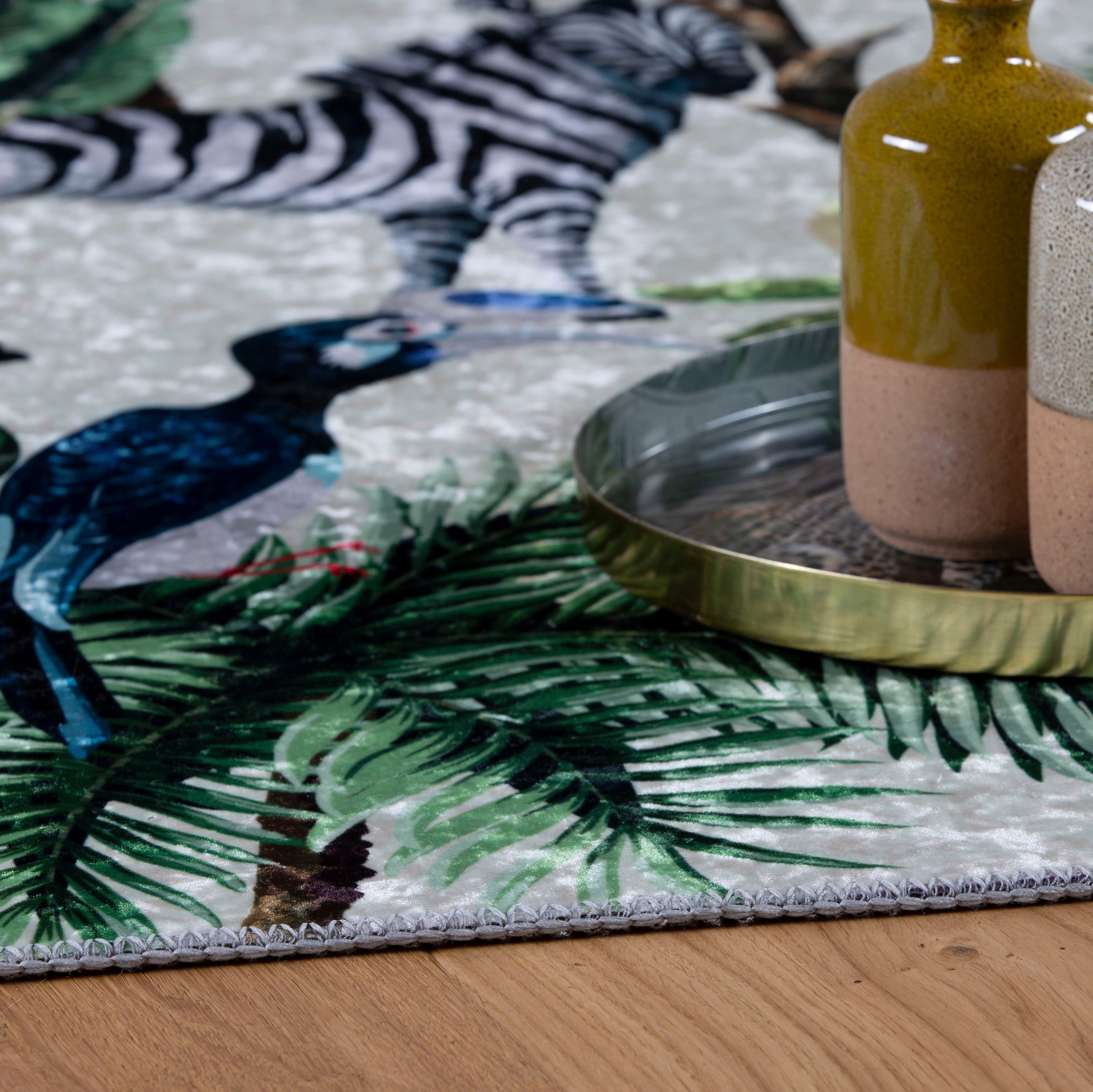 Obsession Teppich »Exotic 13m«, rechteckig, 5 mm Höhe, Kurzflor, Wohnzimmer