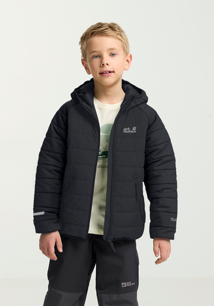 Jack Wolfskin Outdoorjacke »ZENON JKT KIDS«, mit Kapuze