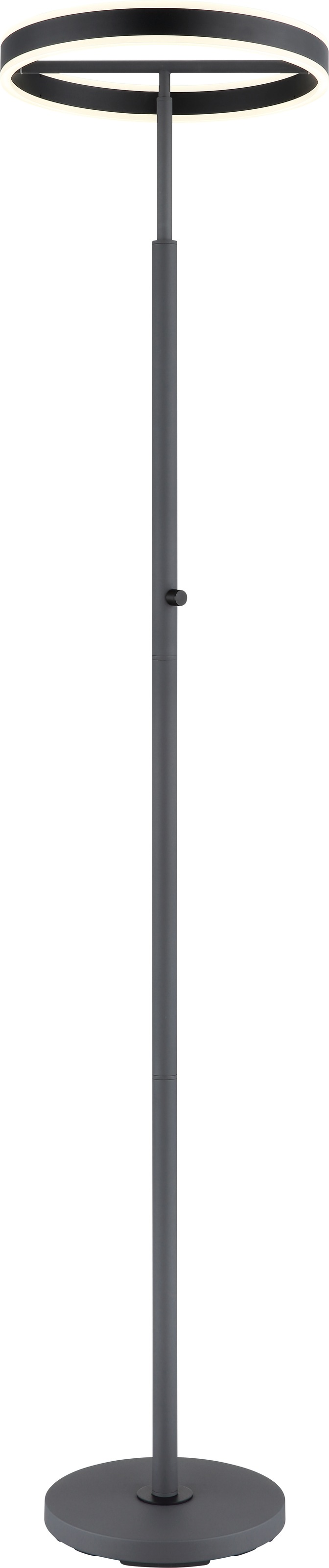 GLOBO LIGHTING Deckenfluter »EMANUEL« LED-Modul 1 Stk. LED Deckenfluter anthrazit, 4000K, Drehdimmer, starkes Licht