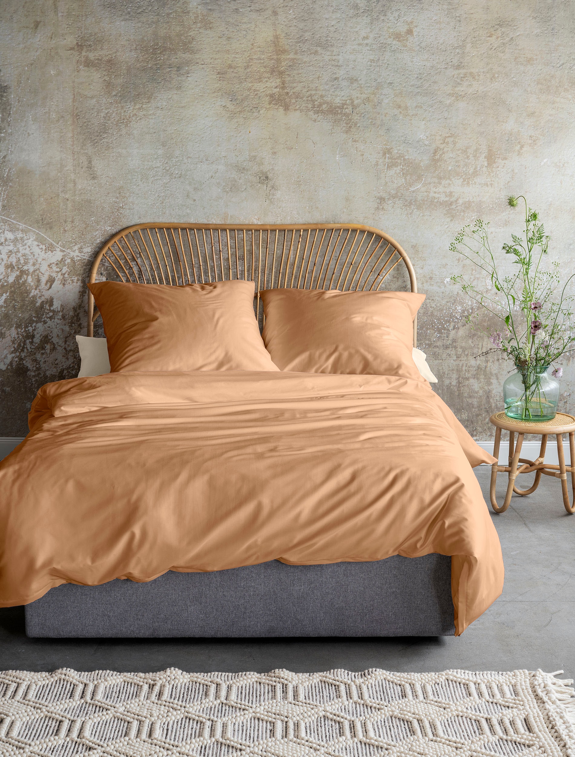 Irisette Bettwäsche »Premium Satin Bettwäsche Paris«, hochwertige Uni Premium Bettwäsche mit Reißverschluss, 100% Baumwolle
