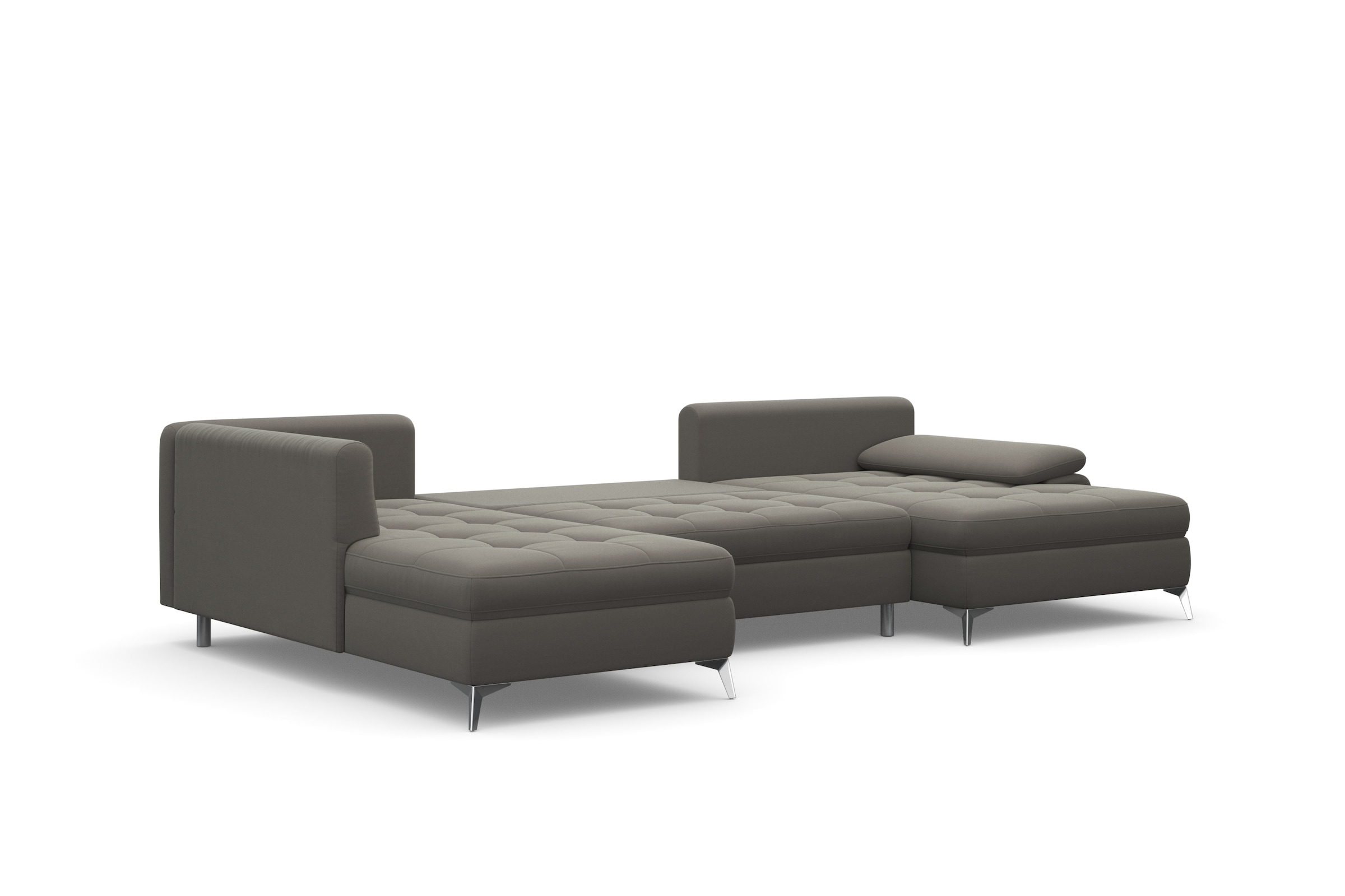 sit&more Wohnlandschaft »Latigo U-Form«, mit Recamiere, wahlweise mit Bettfunktion und Bettkasten