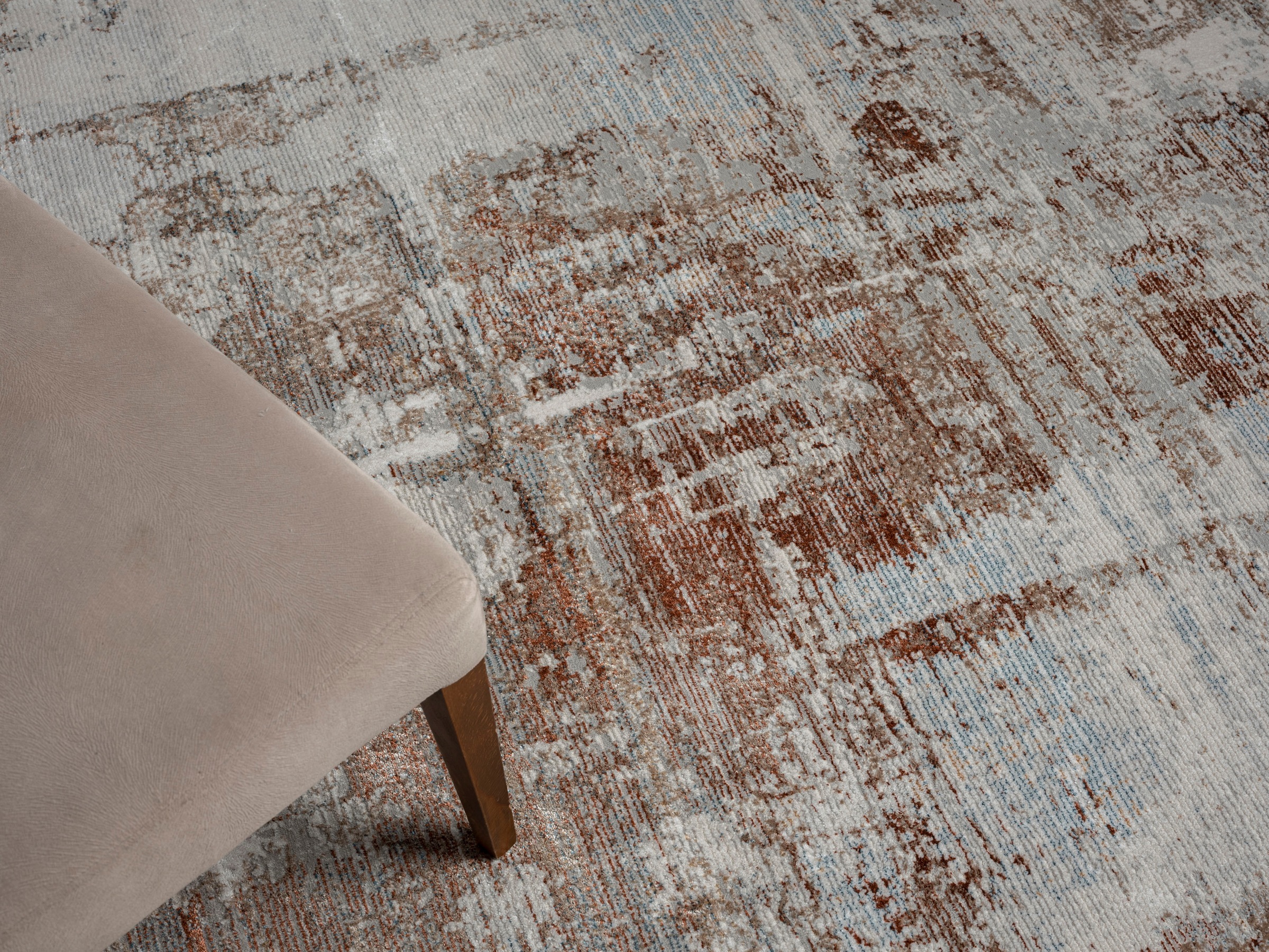 Myflair Möbel & Accessoires Teppich »Esme 2«, rechteckig, 8 mm Höhe, Kurzflor, Vintage Look, mit Fransen, besonders weich durch Microfaser