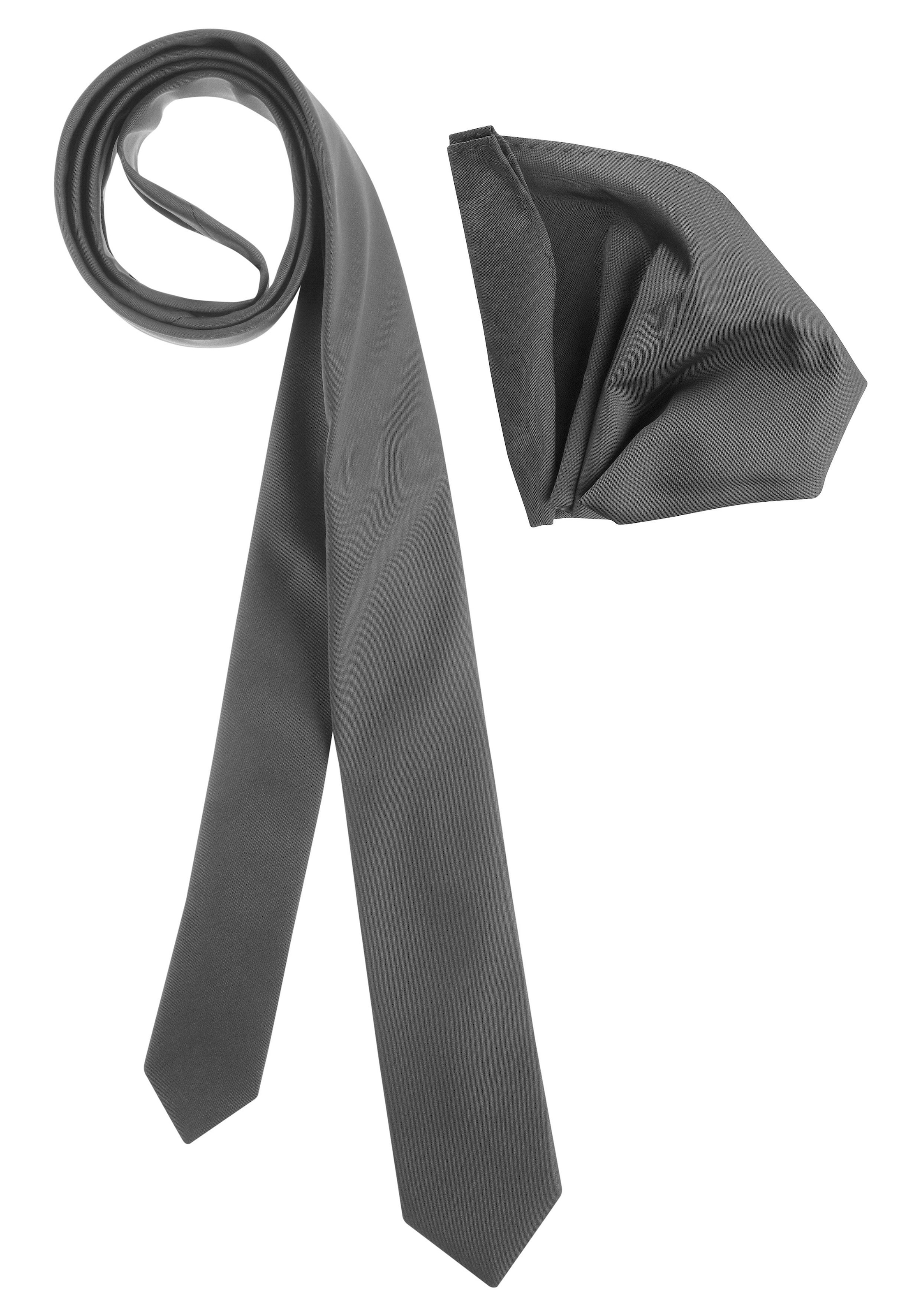 Bruno Banani Krawatte 2 Stk. inklusive Einstecktuch