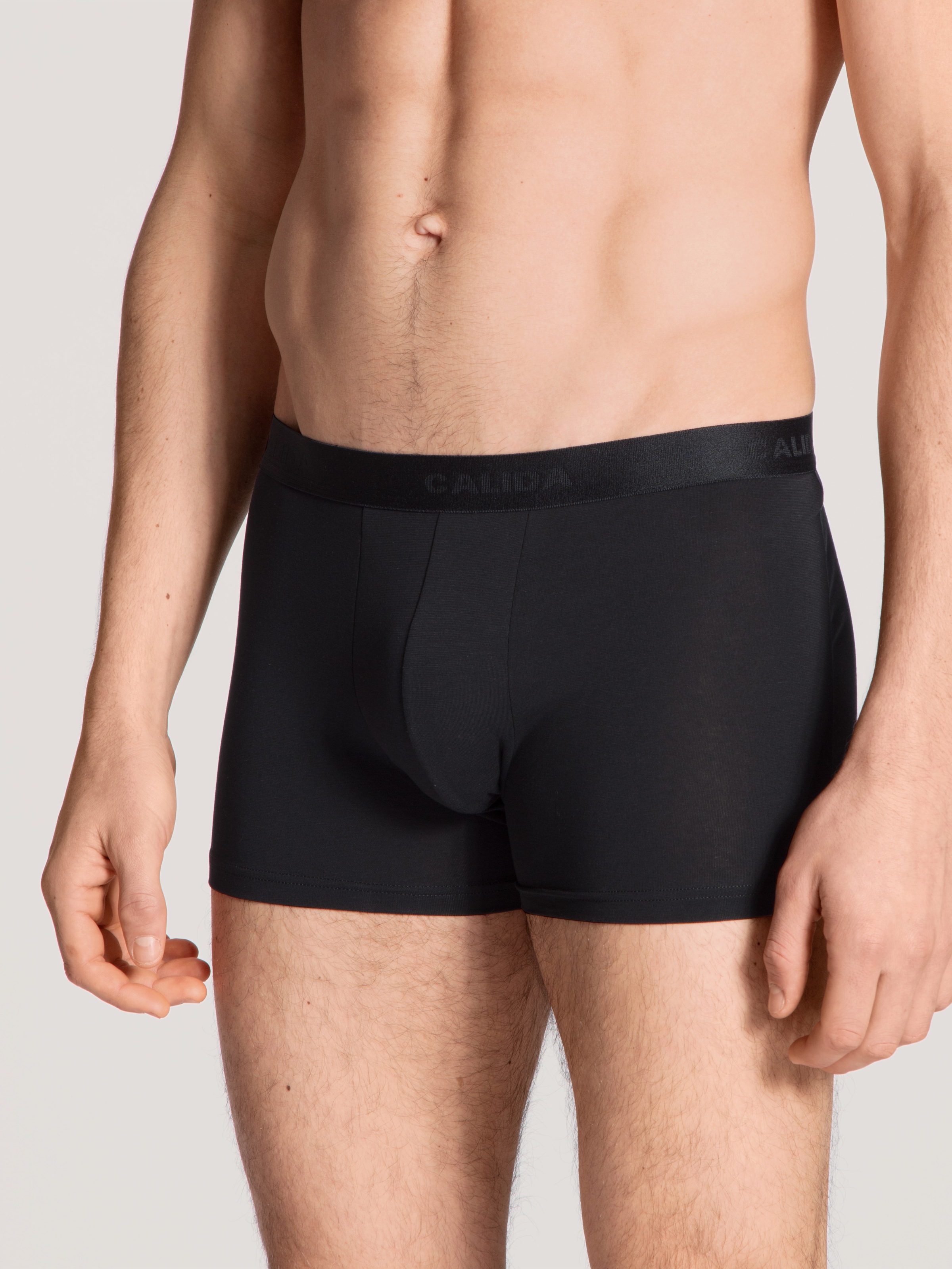 CALIDA Boxershorts »Natural Benefit«, (3er Pack), Single Jersey-Qualität, elastisch