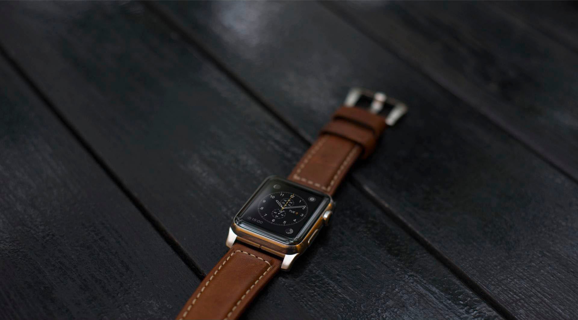 Nomad Smartwatch-Armband »Strap Trad. Lthr. Brown Connect. 42/44/45/49mm«