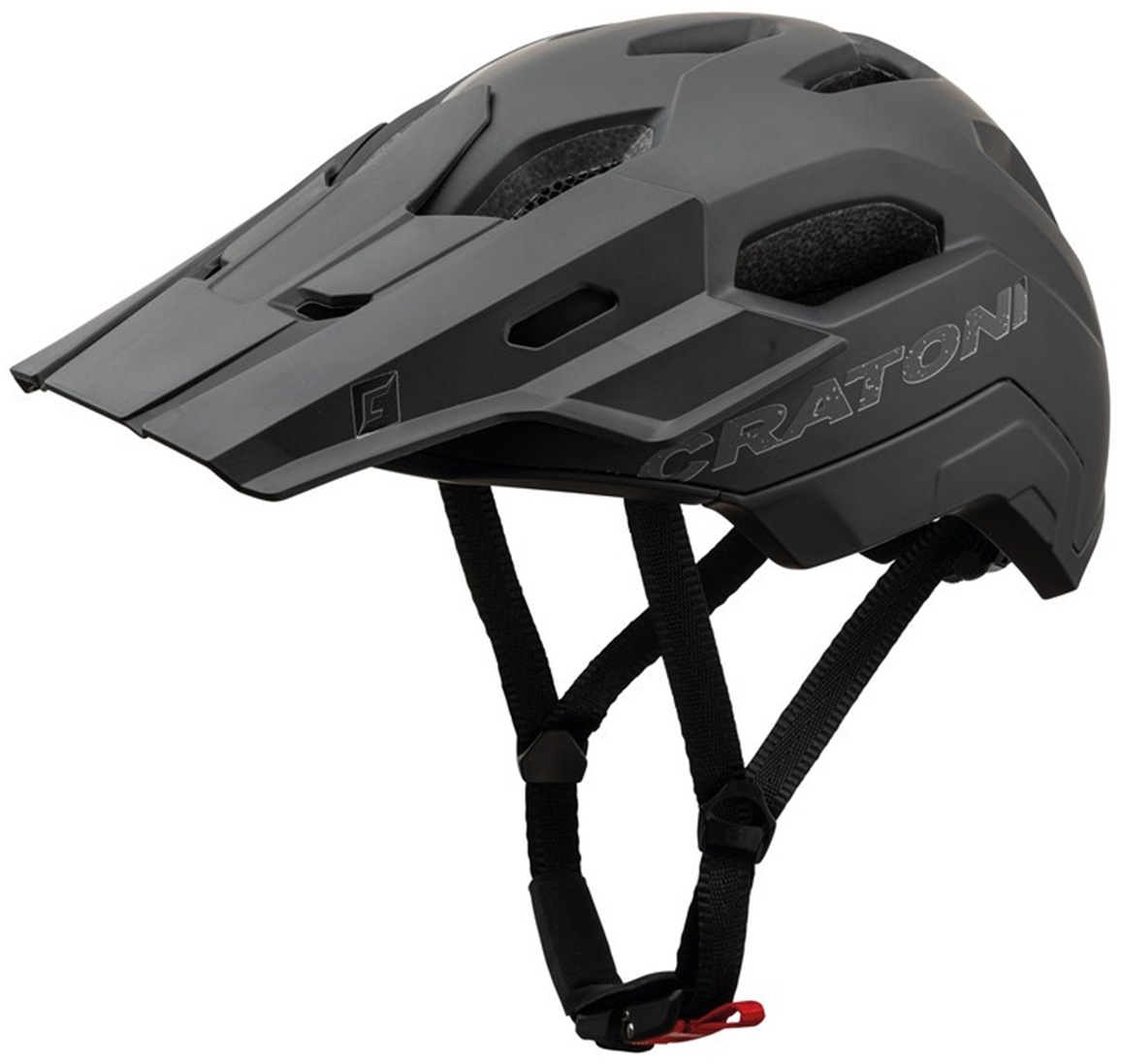 CRATONI Mountainbikehelm »MTB-Fahrradhelm C-MANIAC 2.0 Trail« schwarz matt