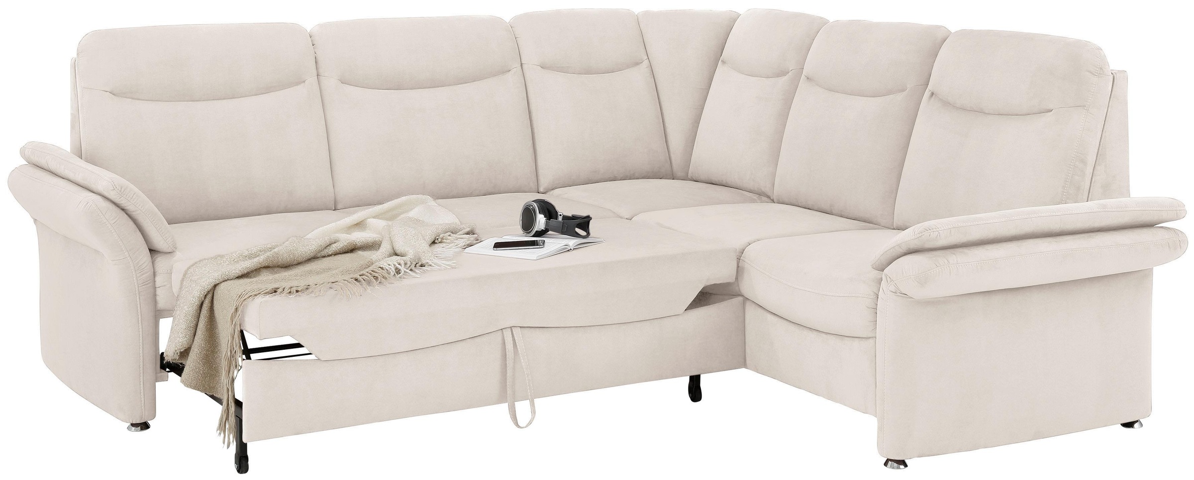 Home affaire Ecksofa »Tahoma L-Form«, mit Armlehnfunktion, wahlweise Bettfunktion, Schublade, Relaxfunktion