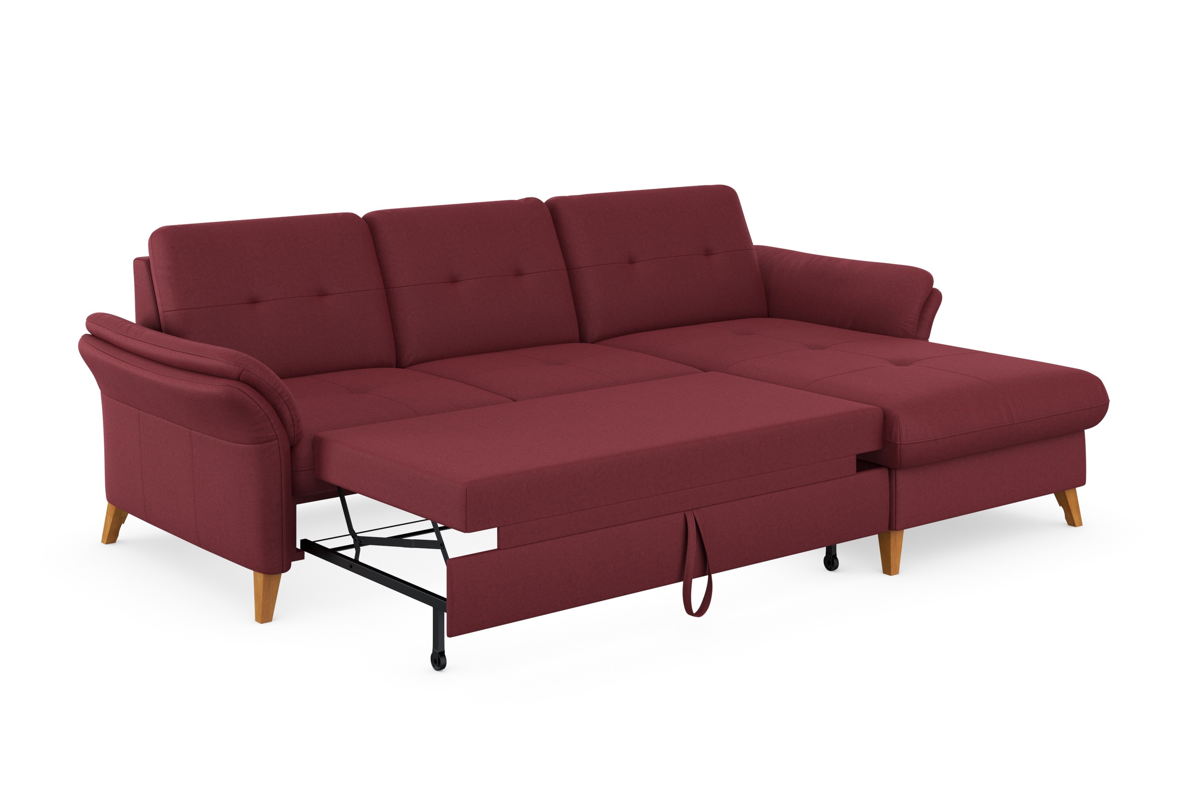 sit&more Ecksofa »Göteborg«, Sitztiefenverstellung und Federkern, wahlweise mit Bettfunktion