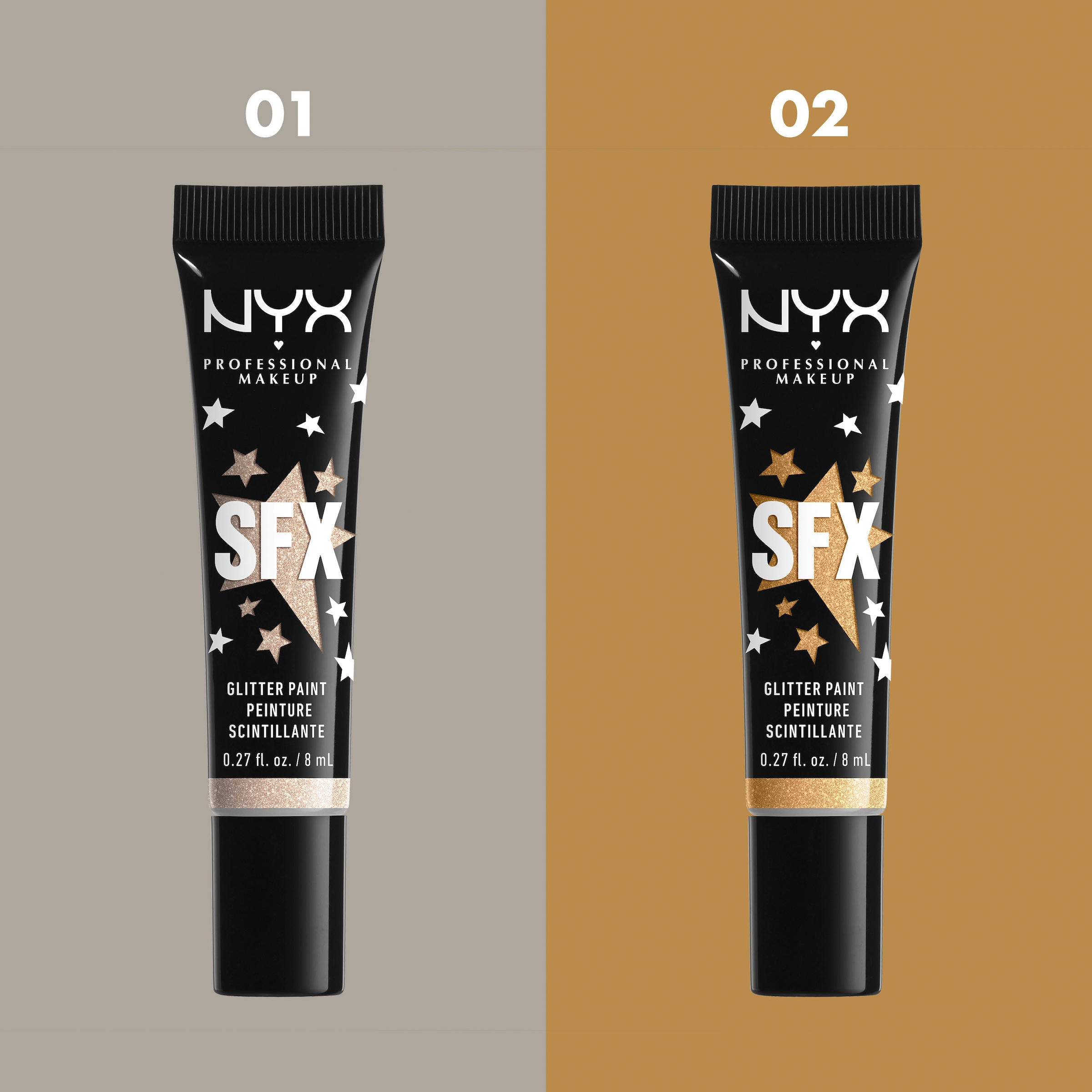 NYX Körpercreme »NYX Professional Makeup Halloween SFX Glitter Paint«, mit hoher Wirksamkeit