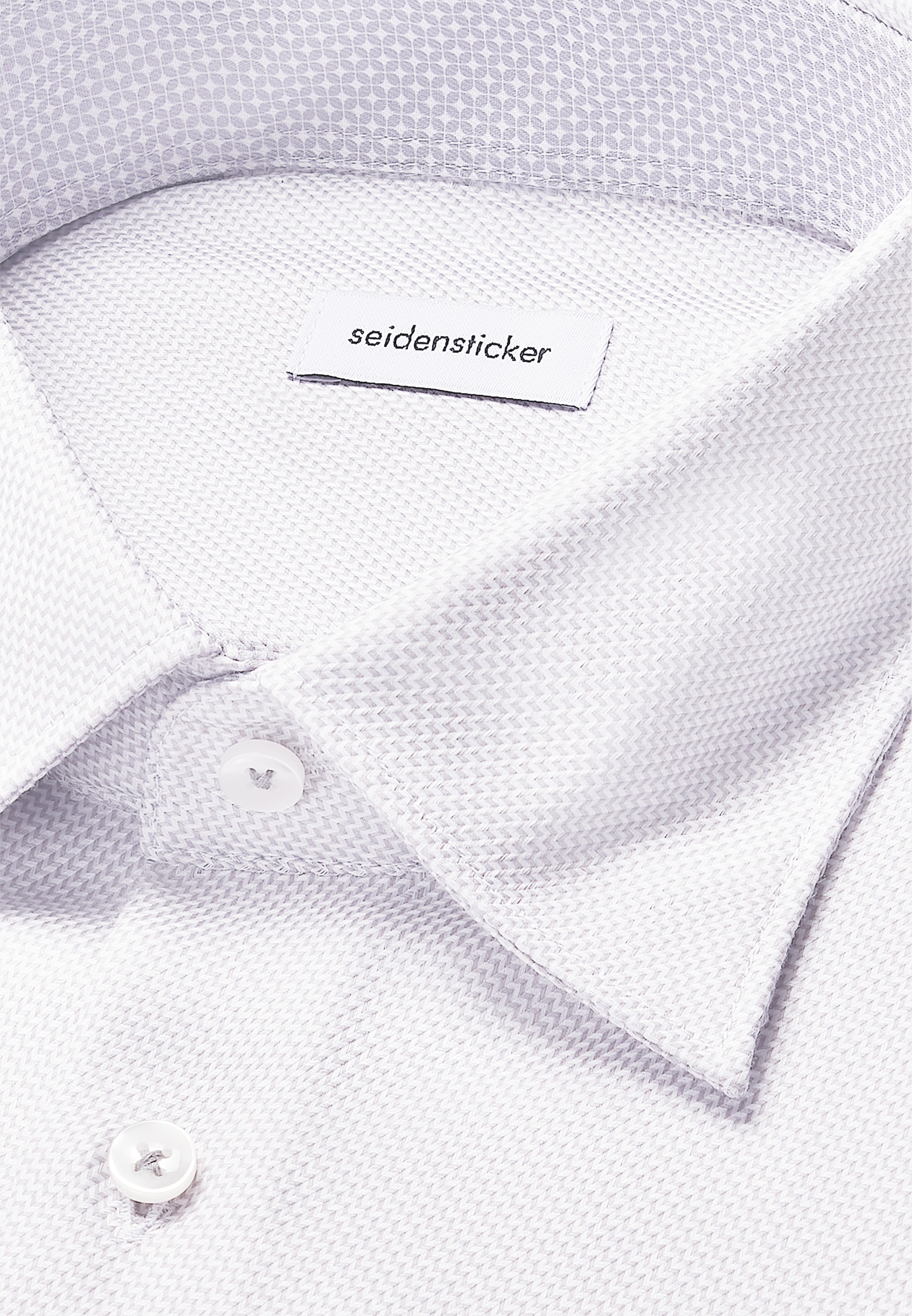 seidensticker Businesshemd »Schwarze Rose«, Regular 1/1 Covered-Button-Down-Kragen Struktur