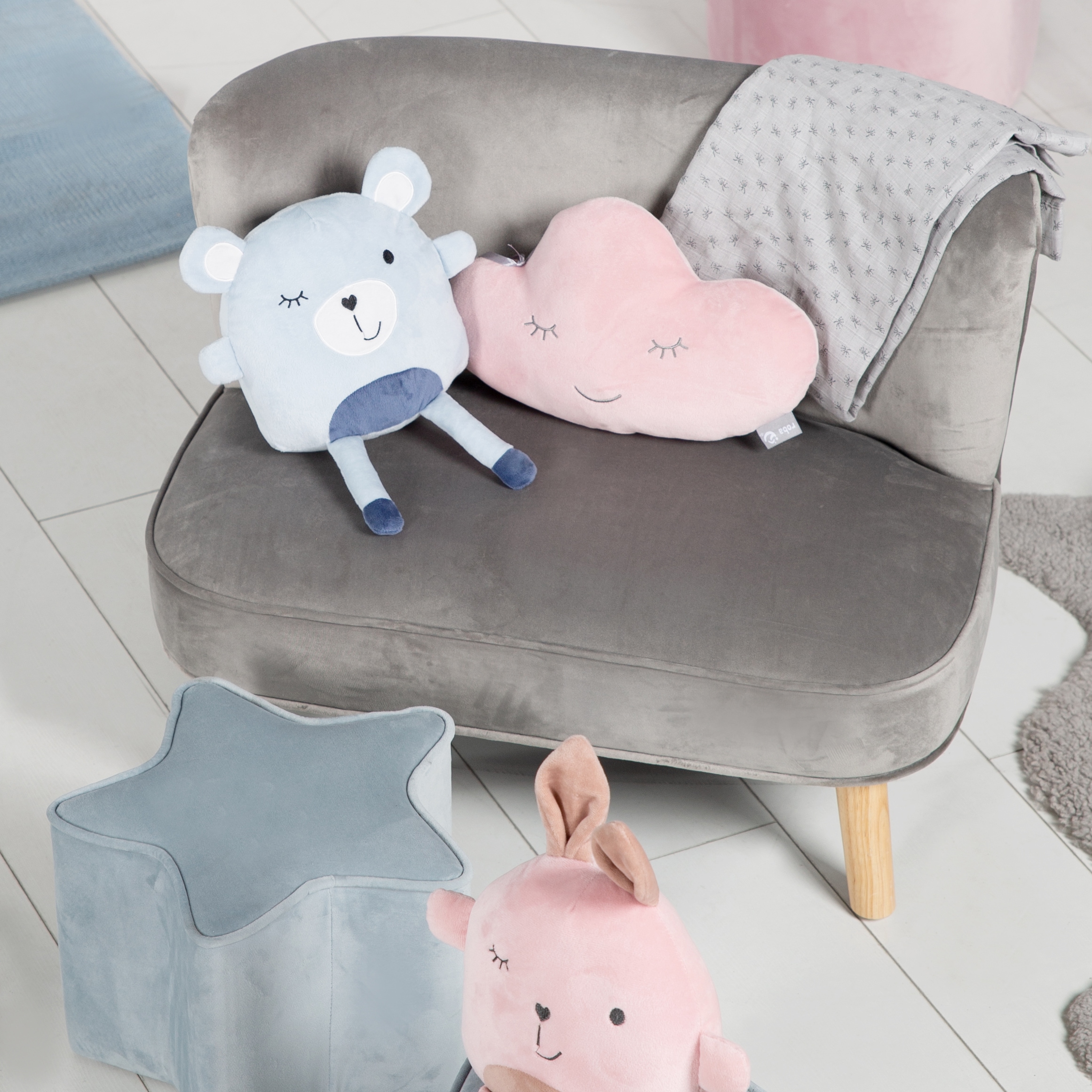 roba® Kindersofa »Lil Sofa«, mit Holzfüßen