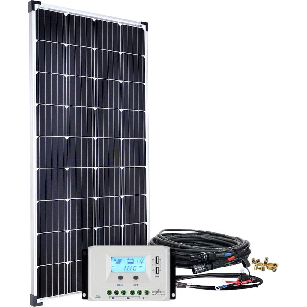 offgridtec Solaranlage »basicPremium-XL 150W Solaranlage 12V/24V«, (Set)