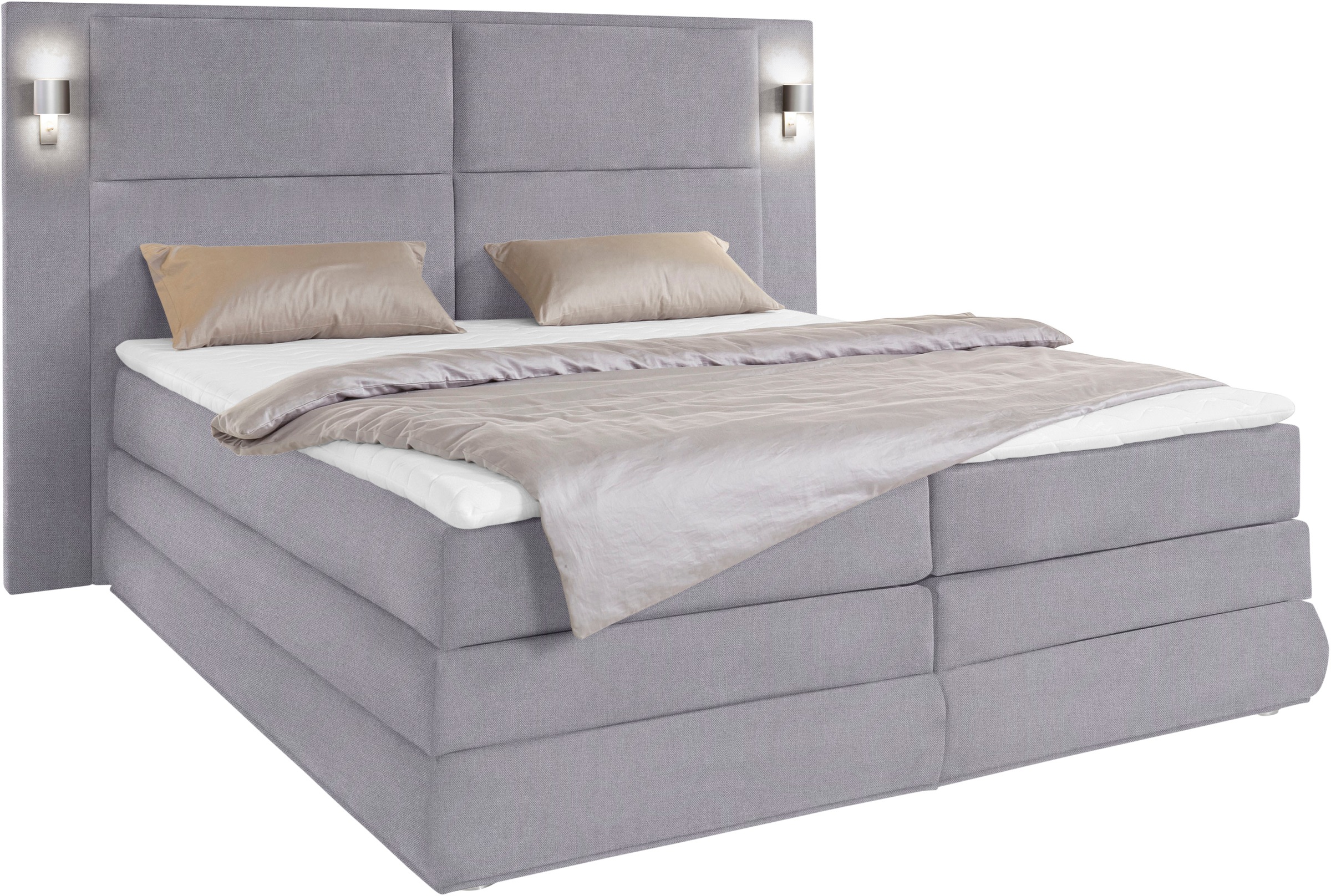 COLLECTION AB Boxspringbett »Copenhagen«, inklusive Bettkasten, Topper, wah günstig online kaufen