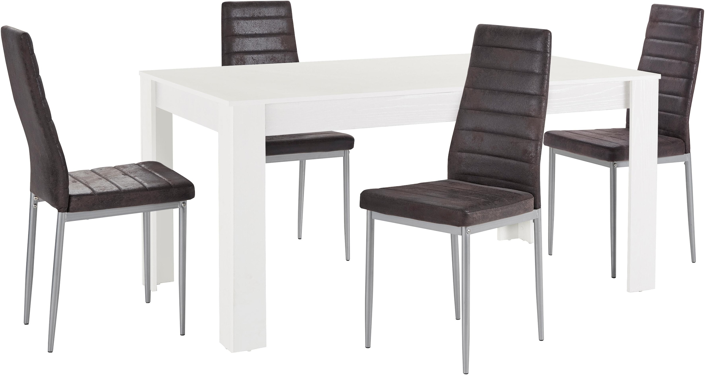 INOSIGN Essgruppe »Lynn160/Kate«, (Set, 5 tlg.), Tisch mit 4 Stühlen
