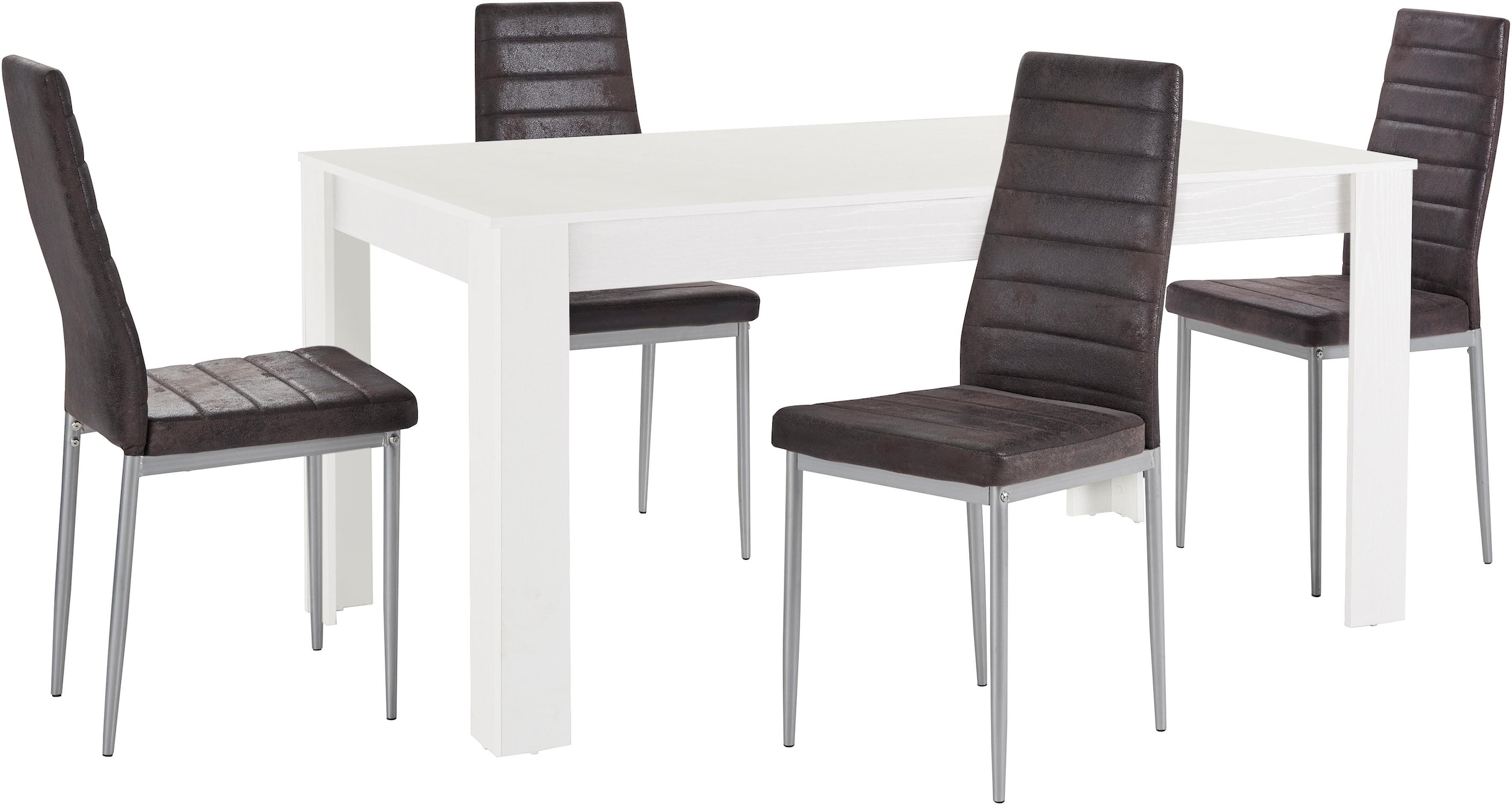 INOSIGN Essgruppe »Lynn160/Kate« Set, 5 Stk. tlg. Tisch mit 4 Stühlen günstig online kaufen
