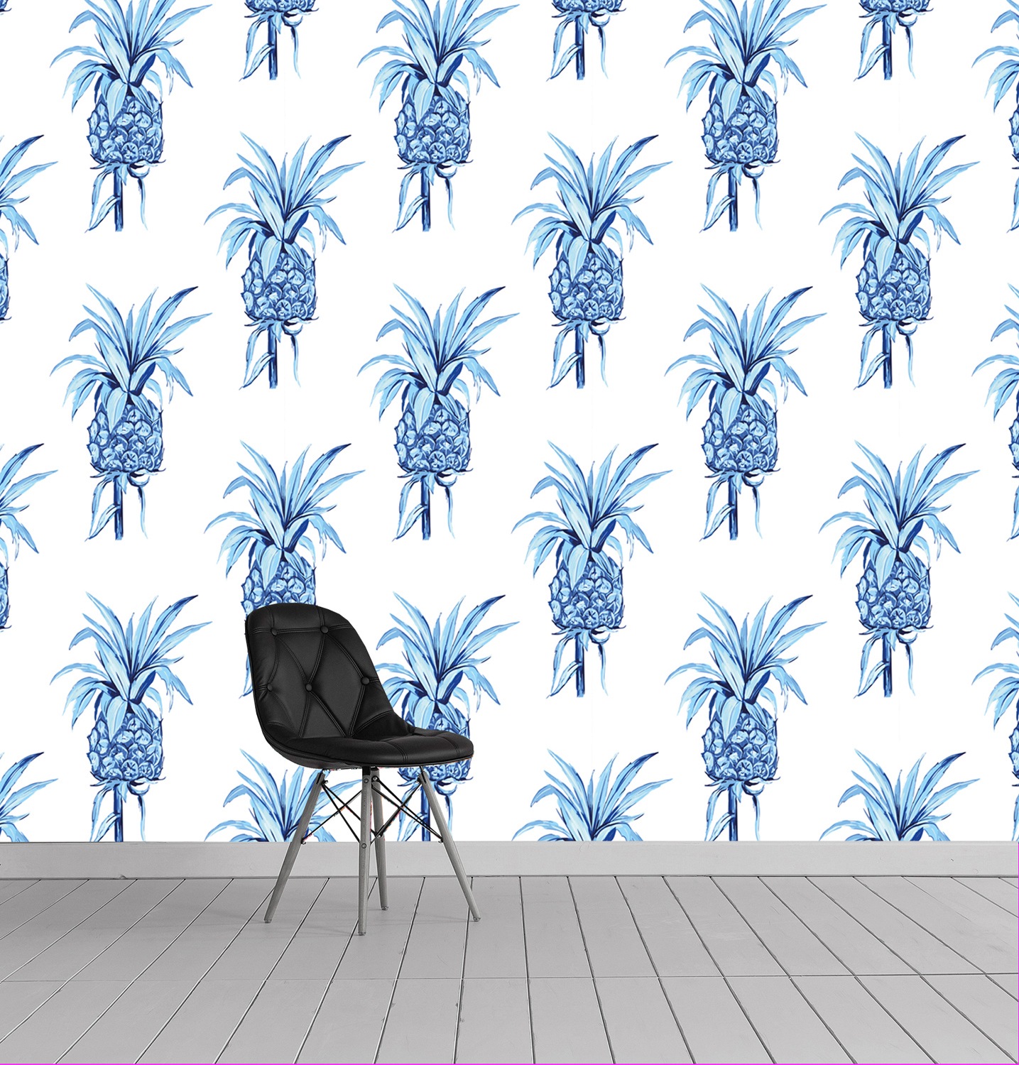 queence Vinyltapete »Judith«, bedruckt-tropisch, 90x250cm, selbstklebend, kinderleichte Anbringung, Sticker