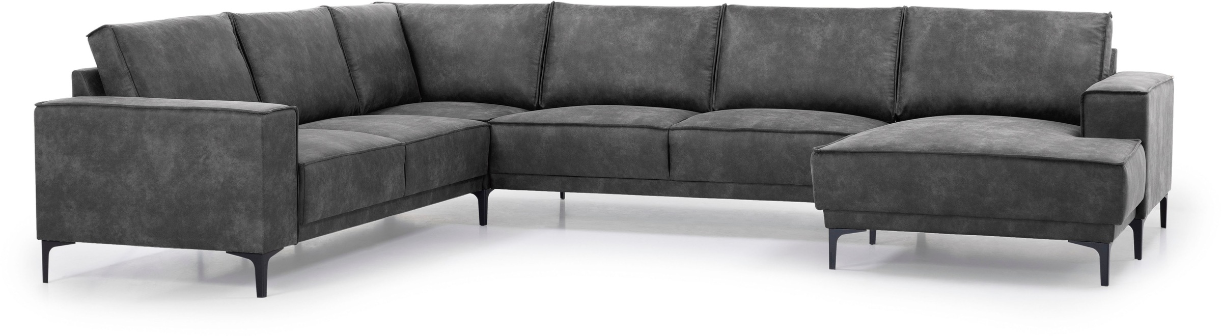 Places of Style Wohnlandschaft »XXL Sofa Oland, Struktur, Flachgewebe, Luxu günstig online kaufen