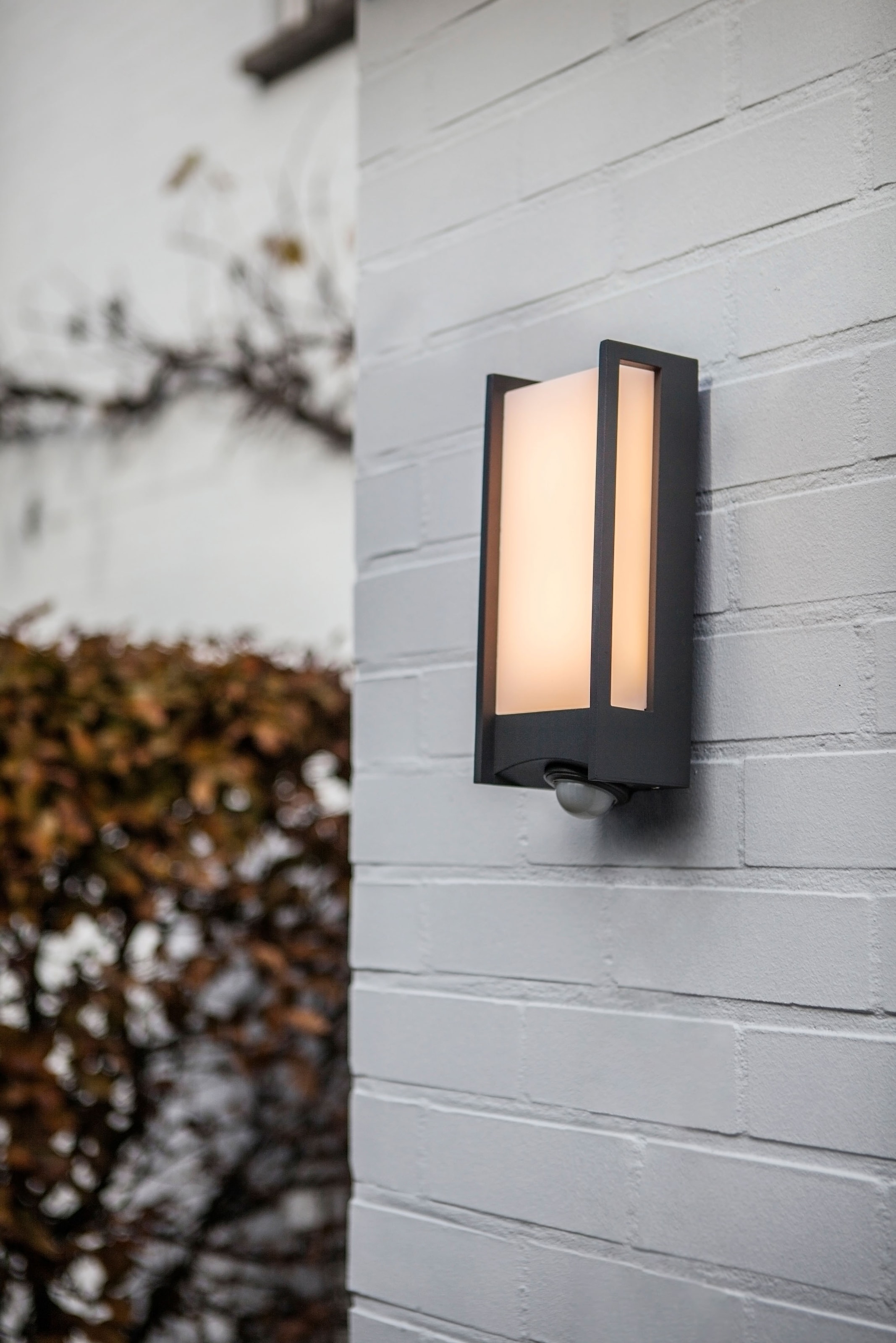 LUTEC LED Außen-Wandleuchte »QUBO«, Leuchtmittel LED-Modul | LED fest integriert
