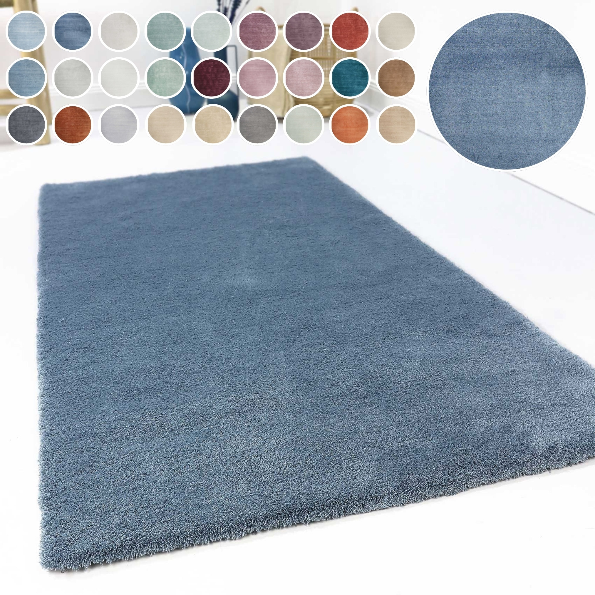 Esprit Teppich »Loft ESP-4223«, rechteckig, 20 mm Höhe, Wohnzimmer, große Farbauswahl, sehr weicher Flor, dicht gewebt, robust