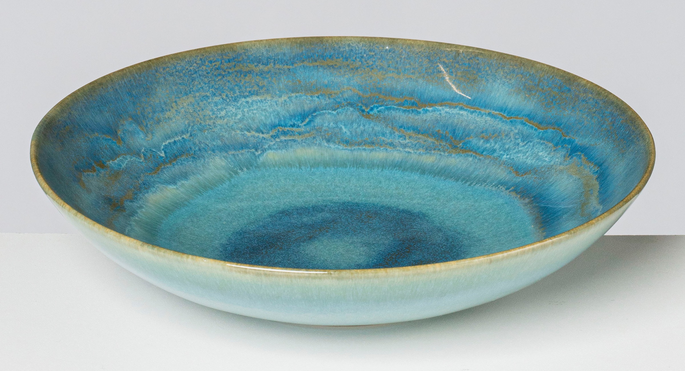 gipfelstück Suppenteller »Tiefer See« Scandi-Style, glänzende Reaktivglasur günstig online kaufen