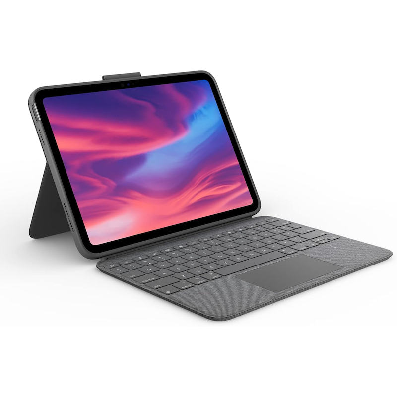 LOGITECH iPad-Tastatur »Combo Touch for iPad (10th gen) - DEU - CENTRAL« () Grau Machen Sie sich fit und innovativ.