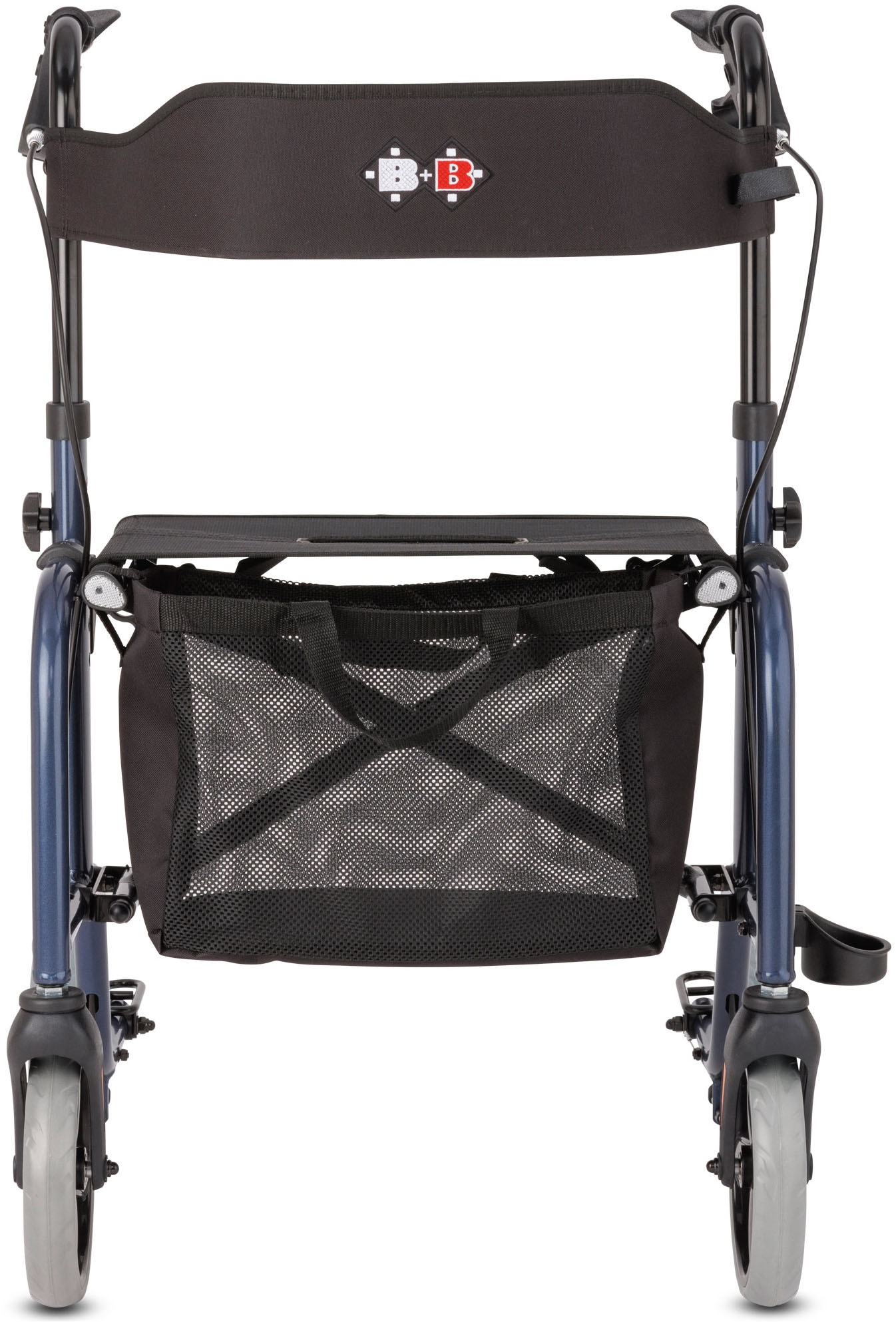 Bischoff & Bischoff Rollator »RL-Smart«, faltbar – Leichtgewicht für innen und außen mit Tasche und Stockhalter