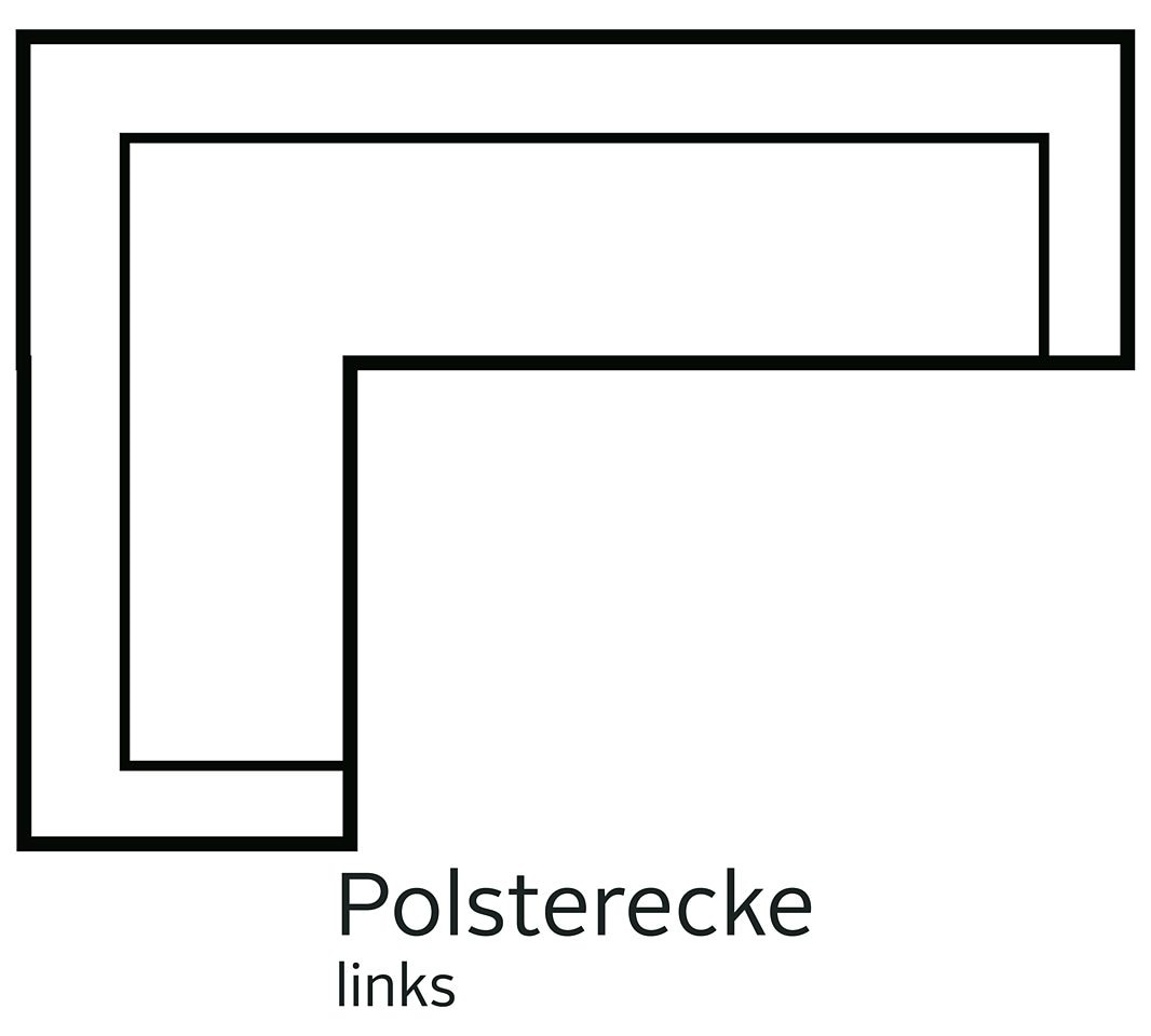 sit&more Ecksofa "Stardust L-Form", wahlweise mit Bettfunktion und Bettkast günstig online kaufen