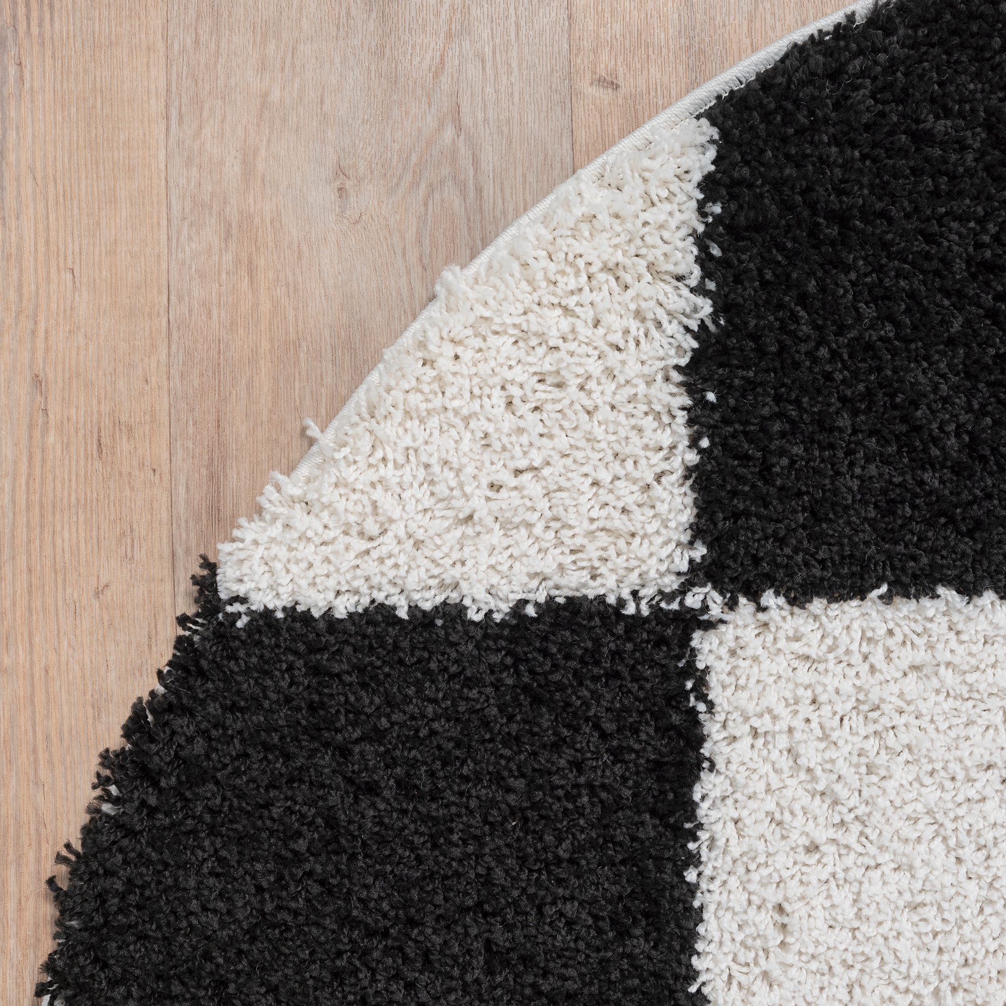 Sanat Hochflor-Teppich »Milano 1250«, rund, 30 mm Höhe, Hochflor, Wohnzimmer, Schlafzimmer, fussbodenheizungsgeeignet