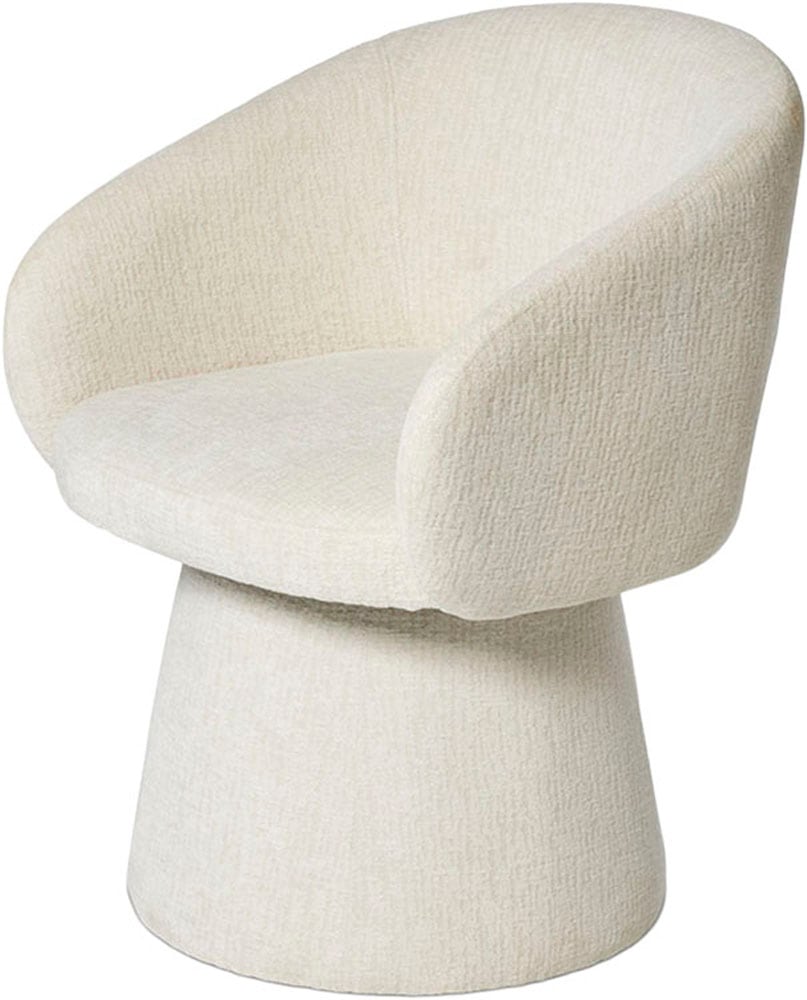 Jahnke Armlehnstuhl »DUKE TWIST« () 360° drehbar, gepolstert, mit Armlehnen, Kegelfuß mit Stoffbezug