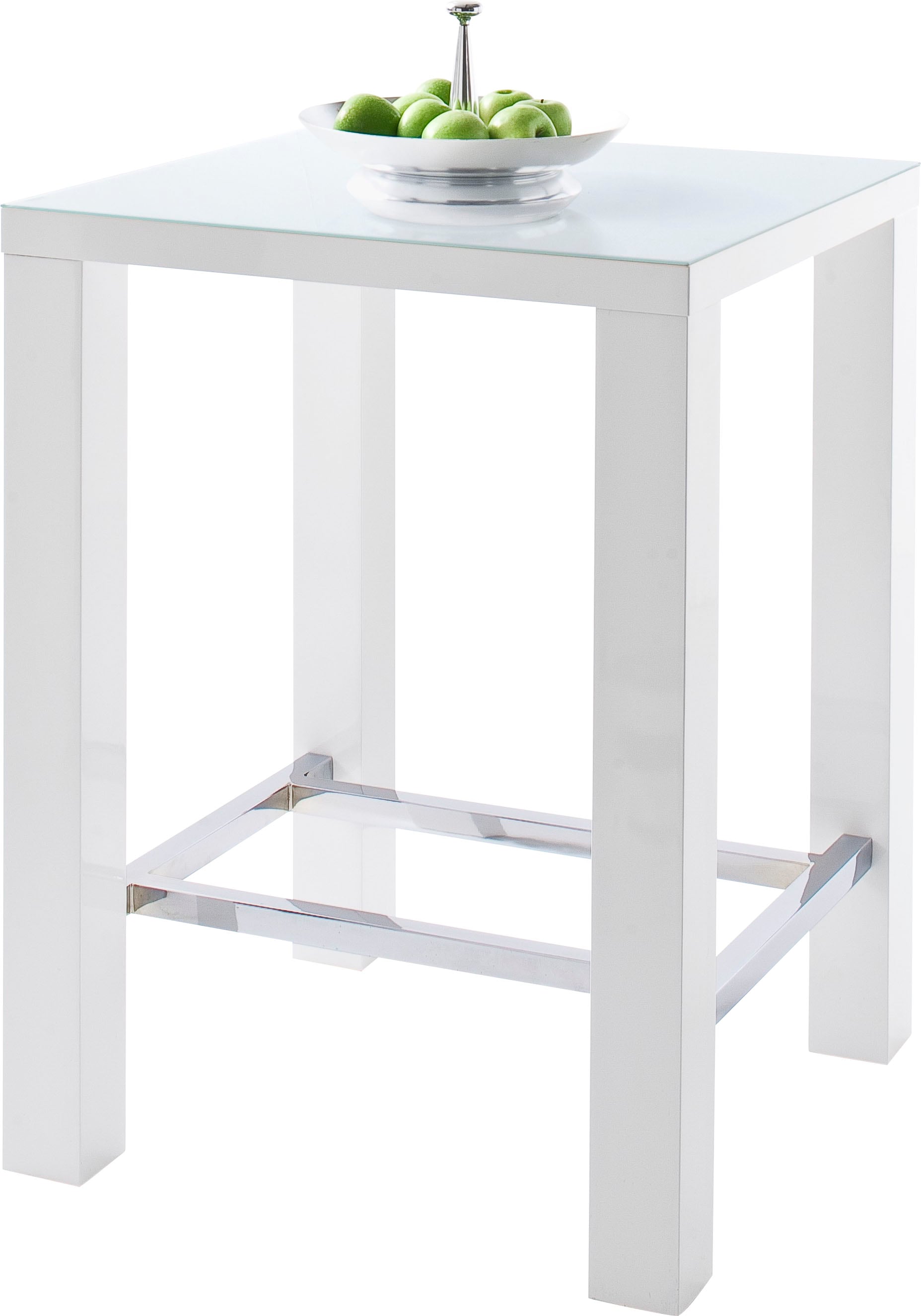 MCA furniture Bartisch »Jam«, Bartisch weiß hochglanz, Küchentisch, Stehtis günstig online kaufen