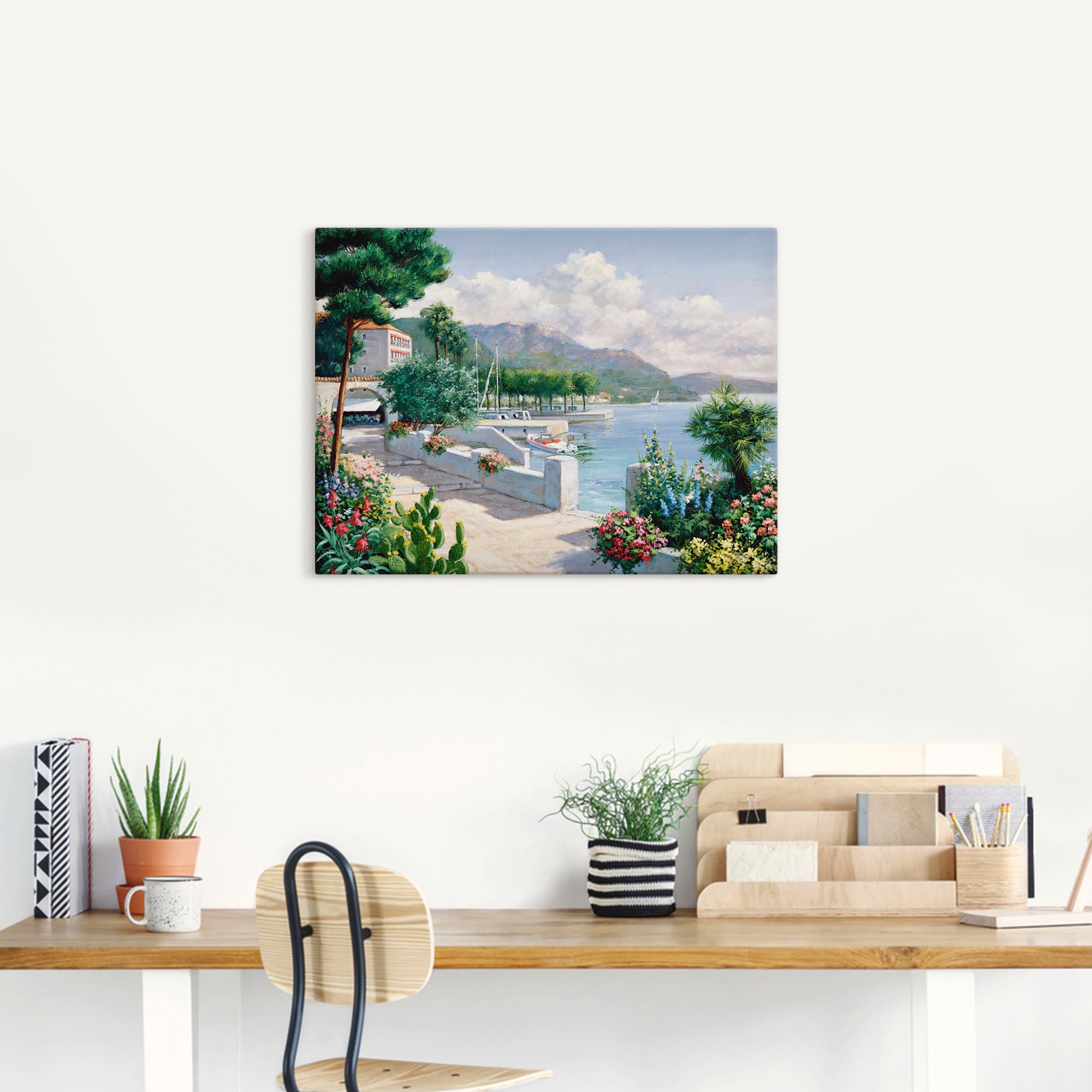 Artland Wandbild »Costa del Pietro II«, Gewässer, (1 St.), als Leinwandbild, Wandaufkleber in verschied. Größen