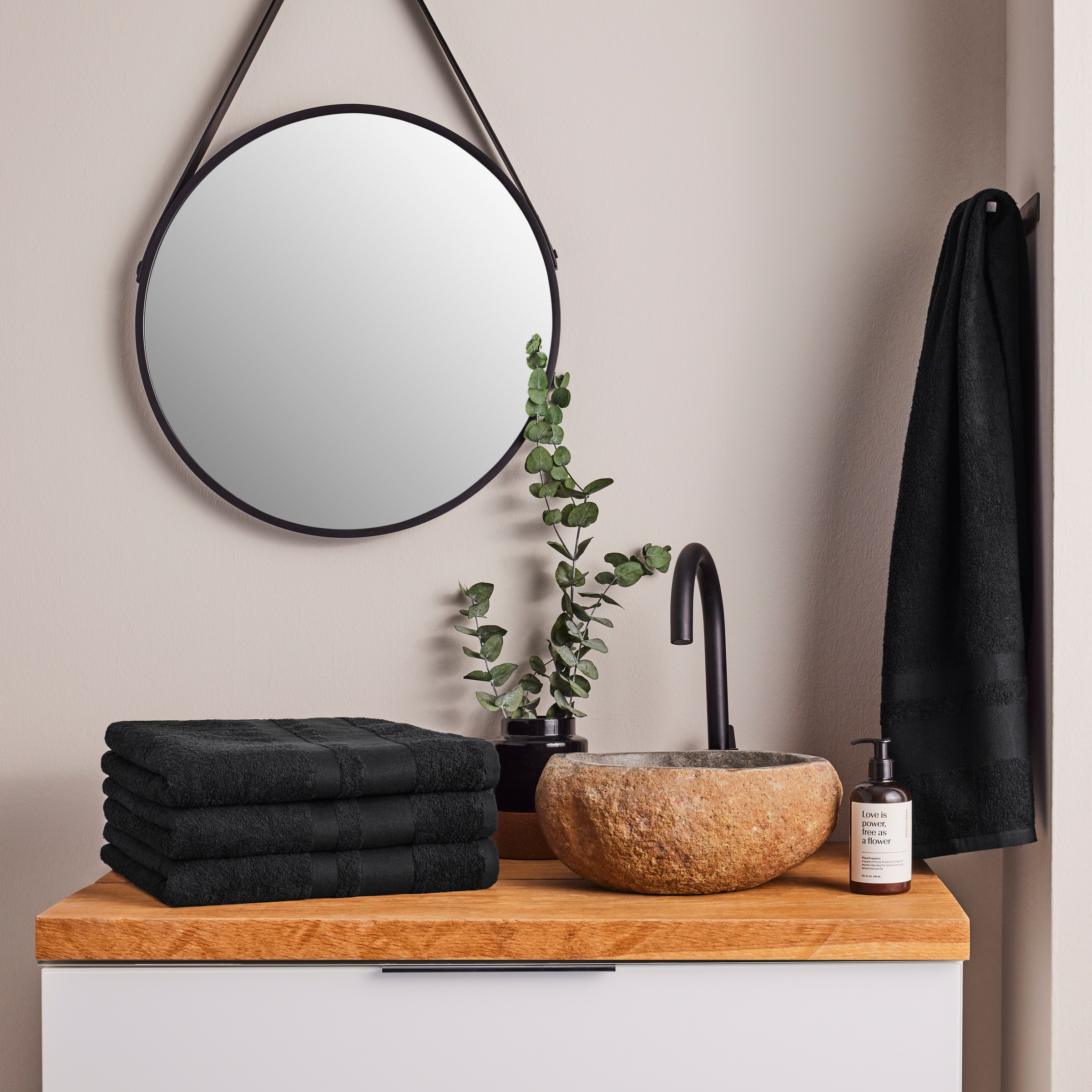 my home Duschtücher »Vanessa 4x 70x140cm«, (Set, 4 St., 4er Set Badetücher günstig online kaufen