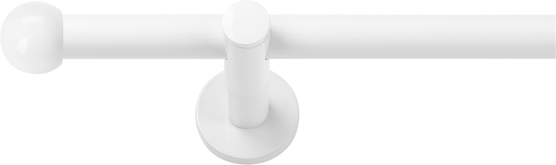 SN DECO GROUP Gardinenstange »Gardinenstange Straßburg Ø 19 mm, 1-läufig, Fixmaß, verschraubt« Ø 19 mm Fixmaß;kürzbar