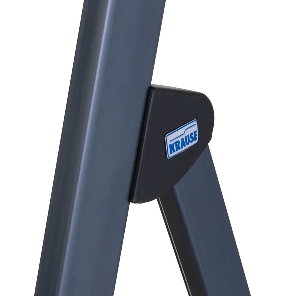 KRAUSE Stehleiter »Securo«, Alu eloxiert, 1x8 Stufen, Arbeitshöhe ca. 370 cm