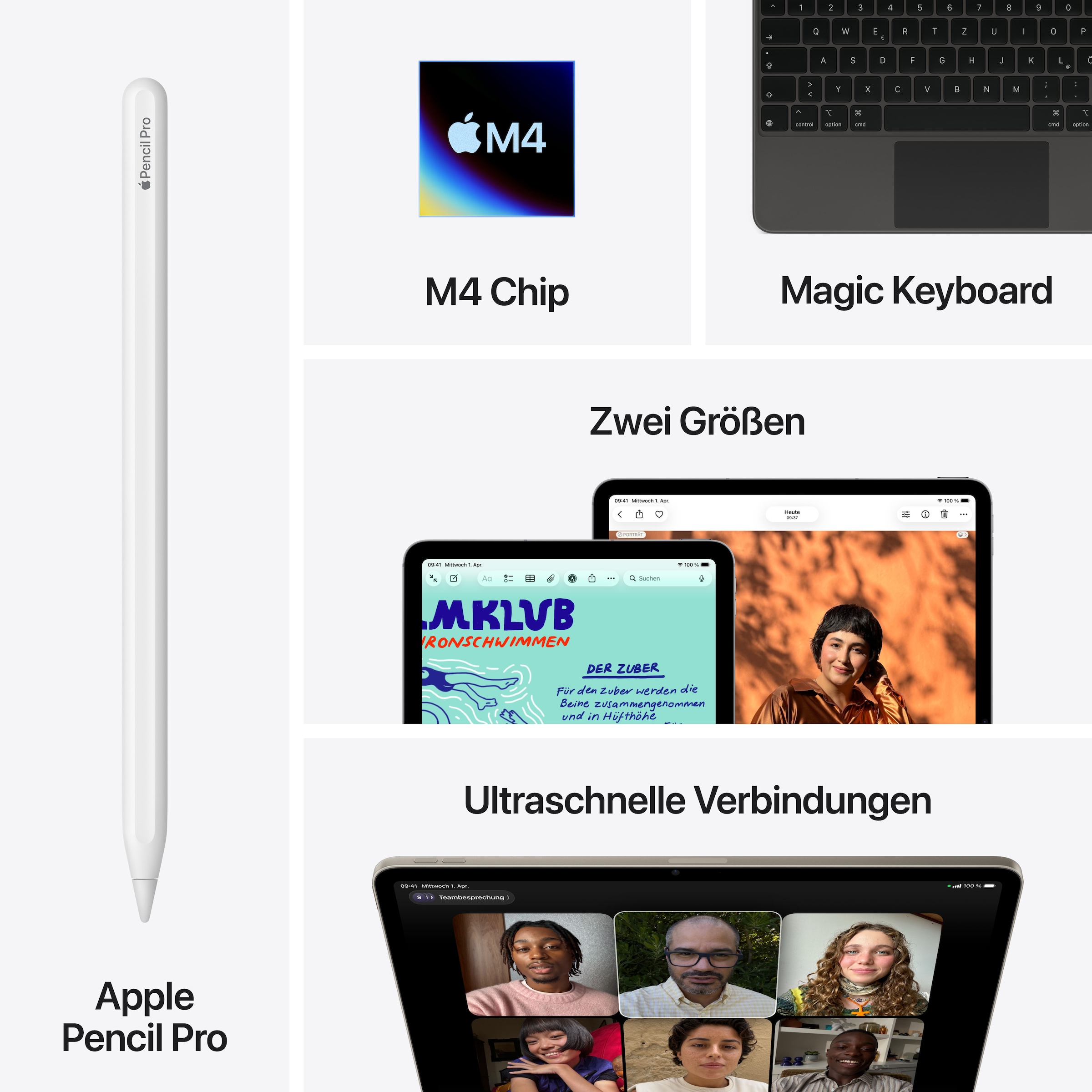 Apple Tablet »13" iPad Air Wi-Fi + Cellular« (33,02 cm / 13 ″) iPadOS 5G )