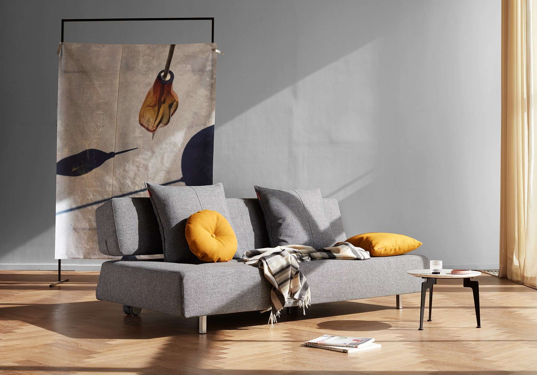 INNOVATION LIVING ™ Schlafsofa »Longhorn, Gästebett, Couch, Tagesliege, Bettsofa,«, Schlaf-, Relax-, oder Sitzposition, Liegefläche 140x200 cm